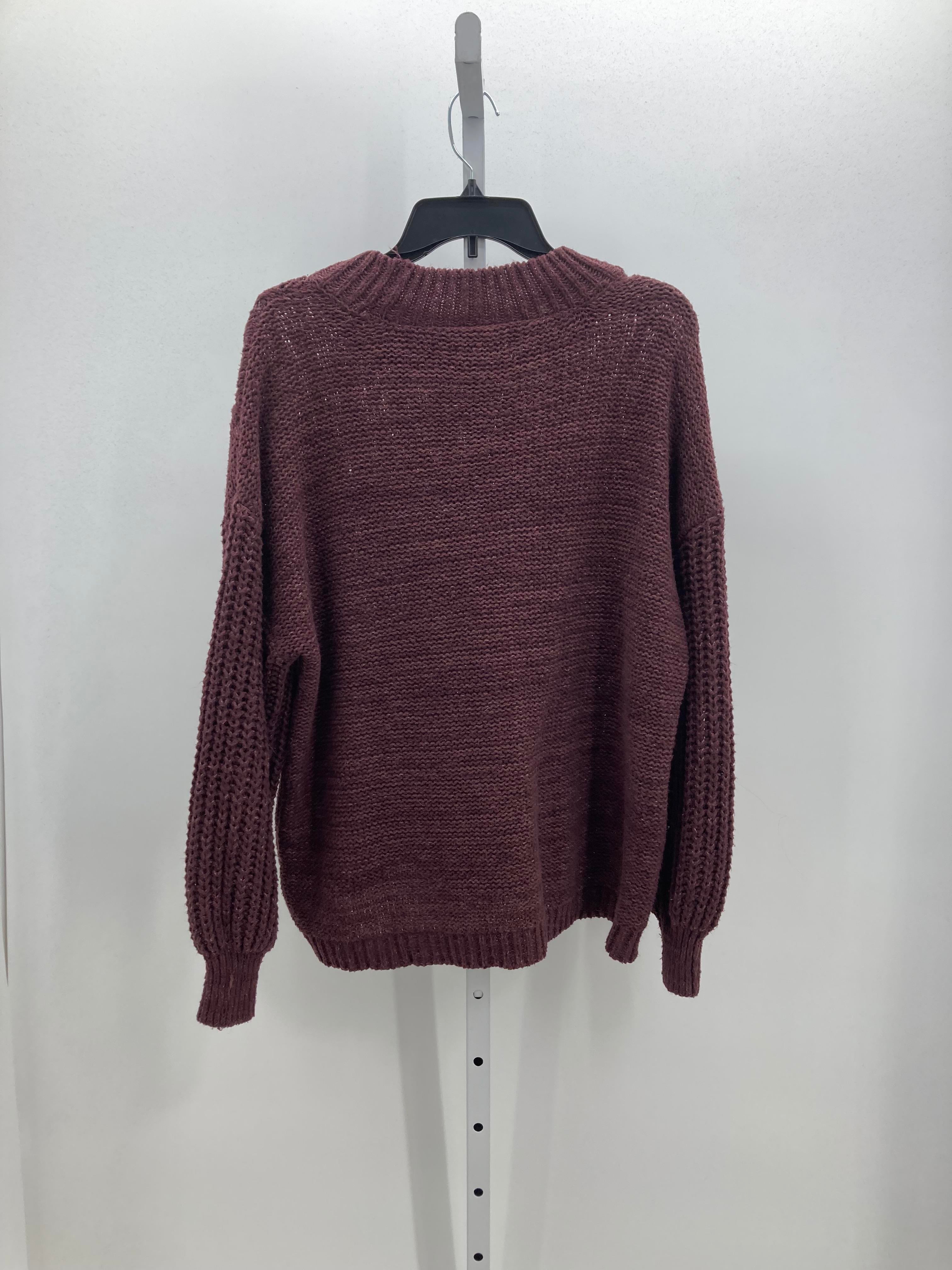 SO Size Large Juniors Long Sleeve Sweater