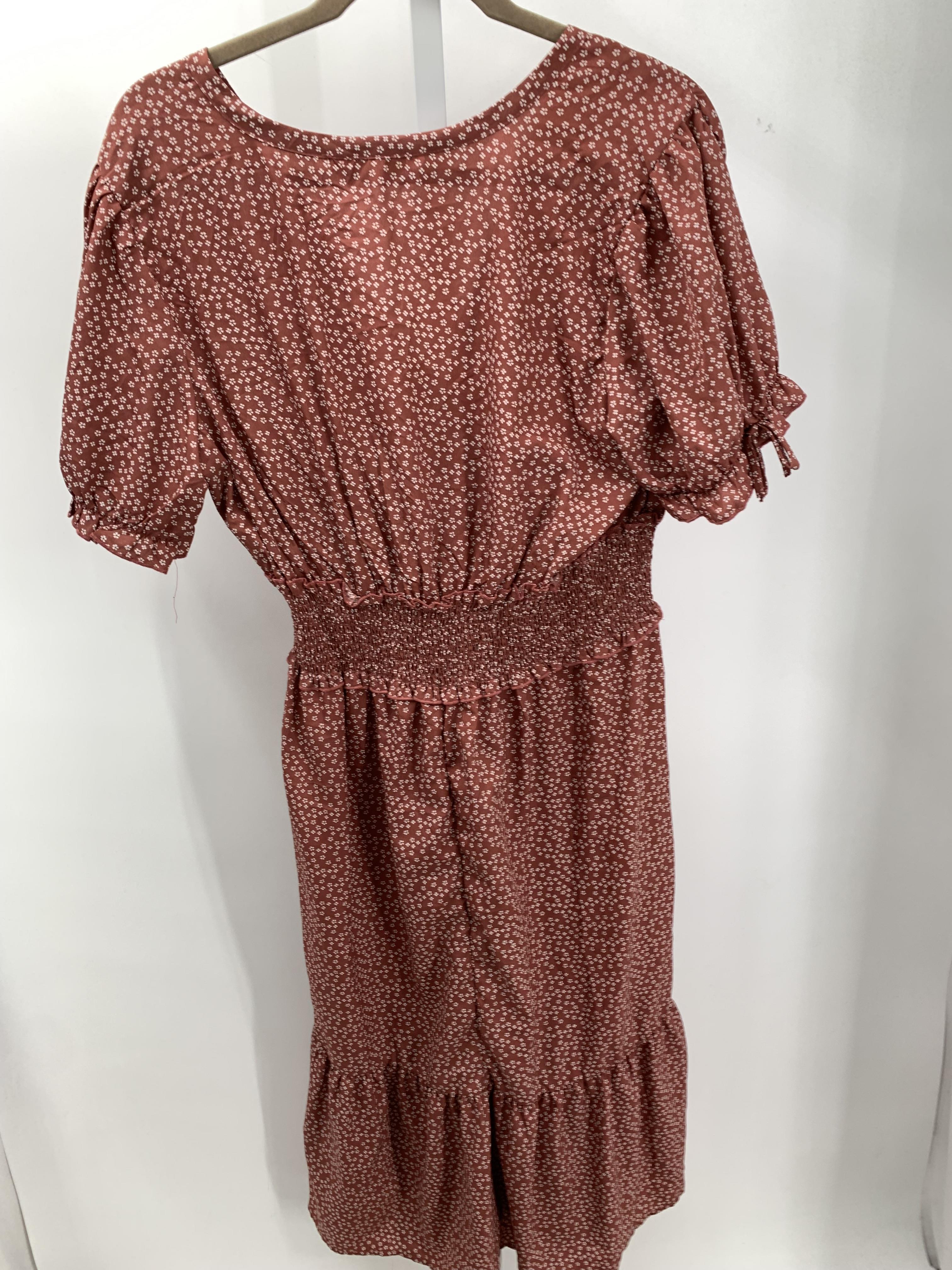 Size 1X Womens Short Sleeve Dress