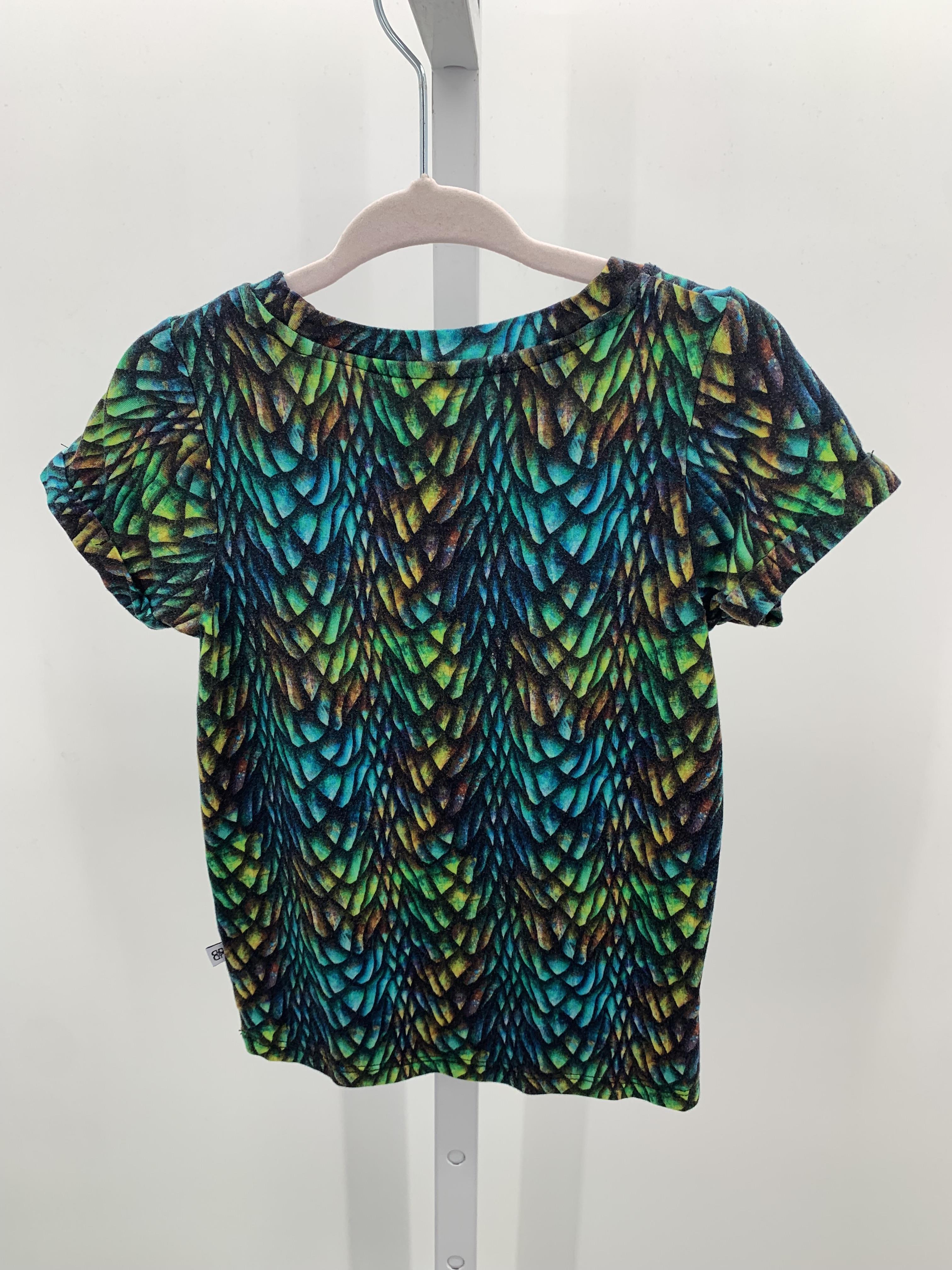PATTERN KNIT TEE.