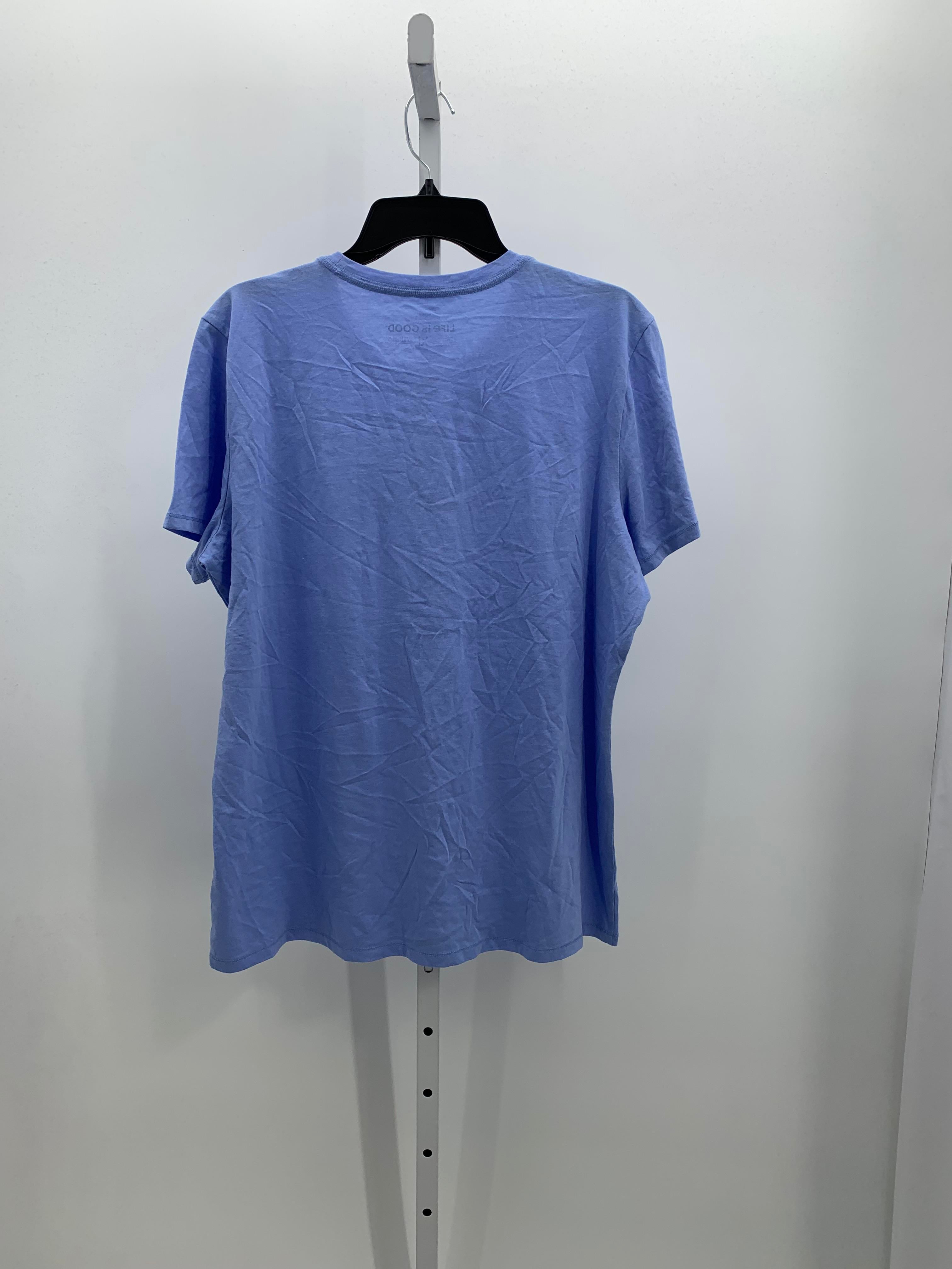 Life is Good Size Extra Large Misses Short Sleeve Shirt