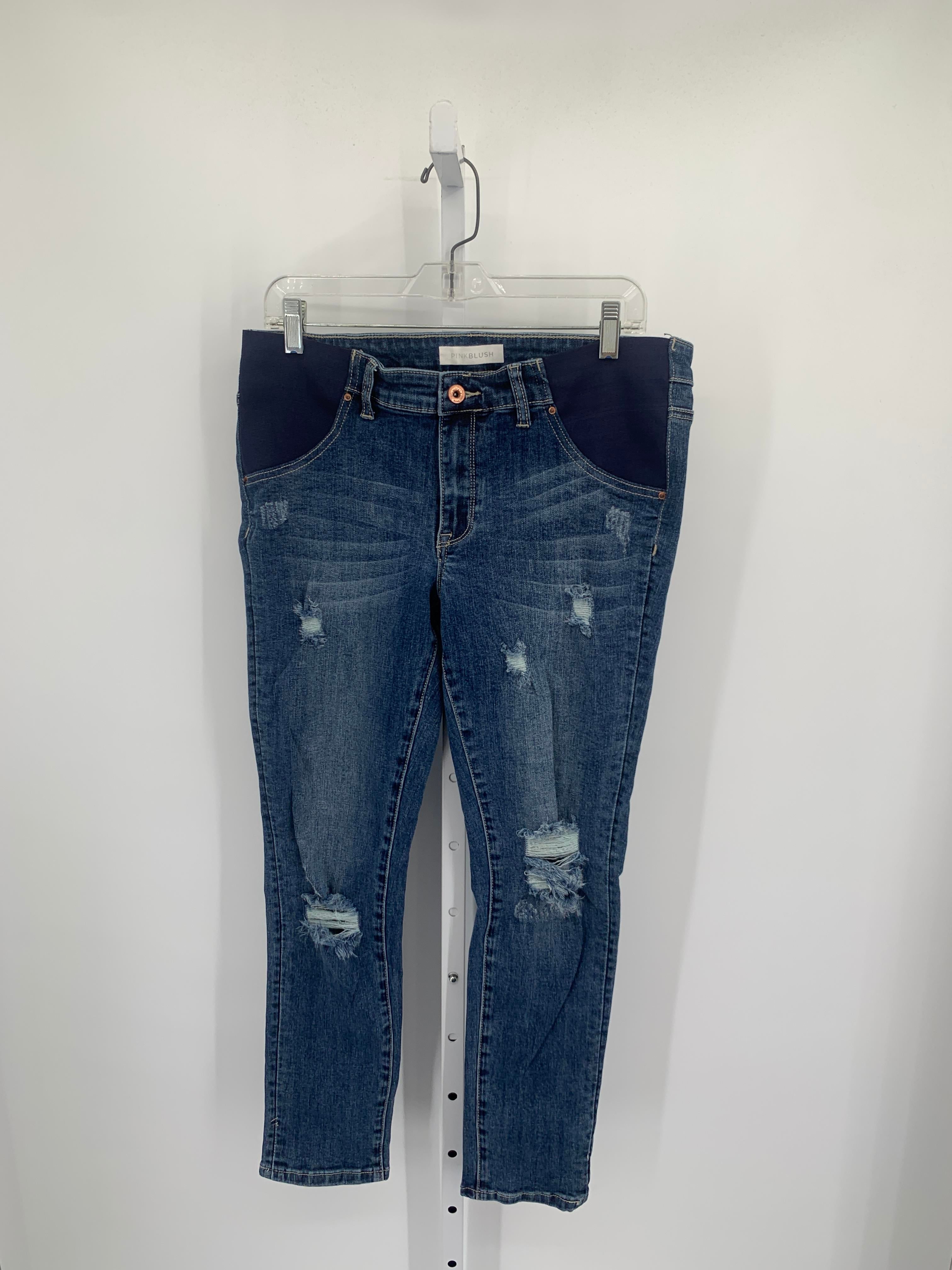 Pink Blush Denim Size 8 Maternity Jeans