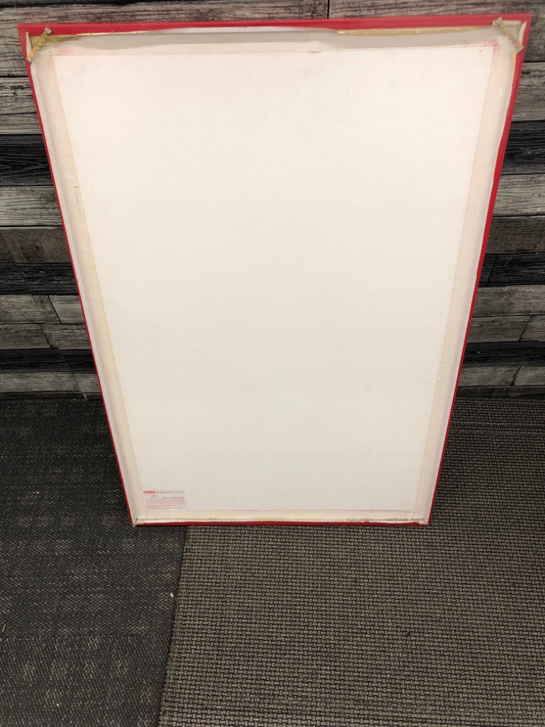 STAR WARS CELEBRATION WALL HANGING IN RED FRAME.