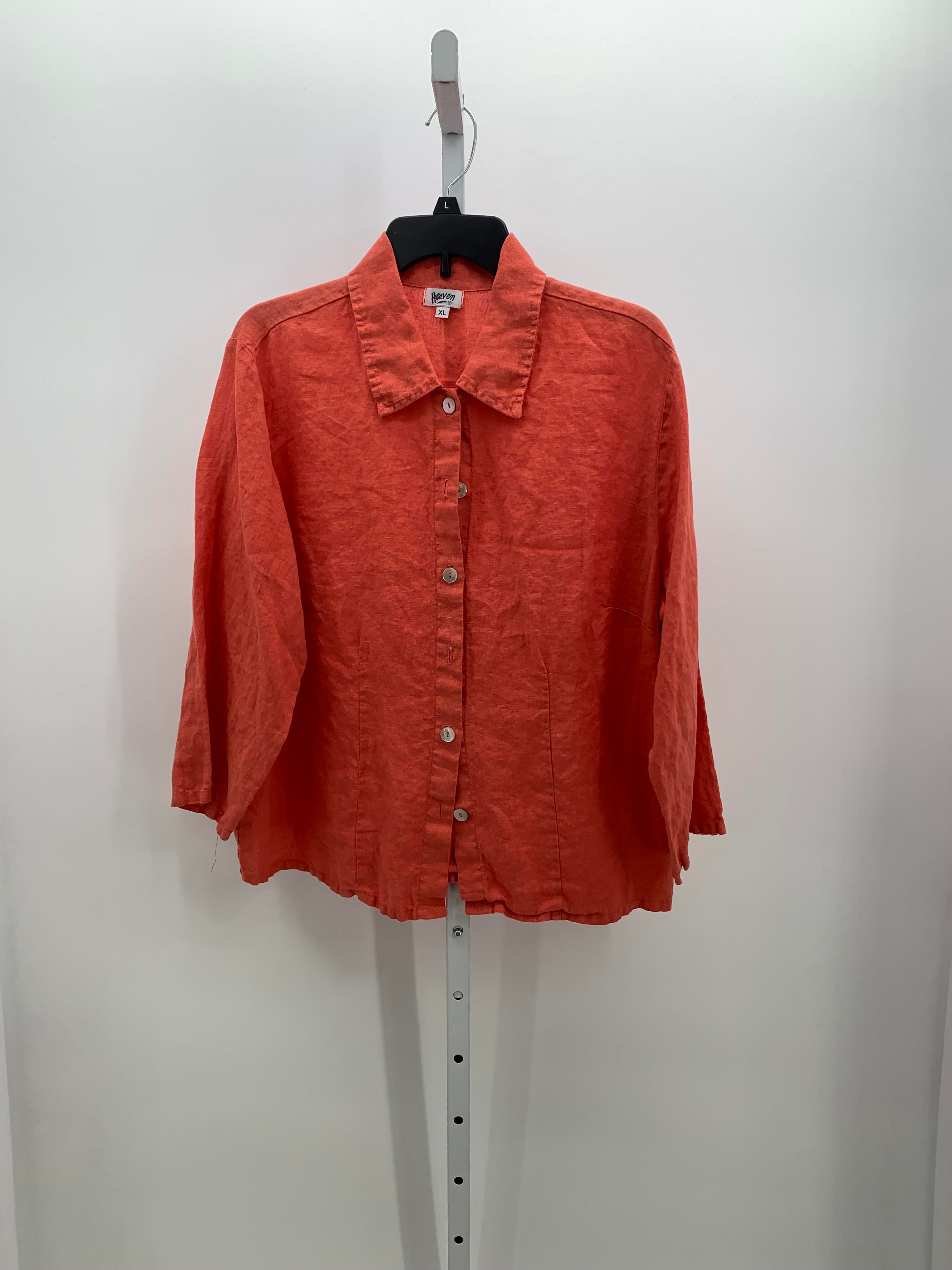 Size Extra Large Misses 3/4 Sleeve Shirt