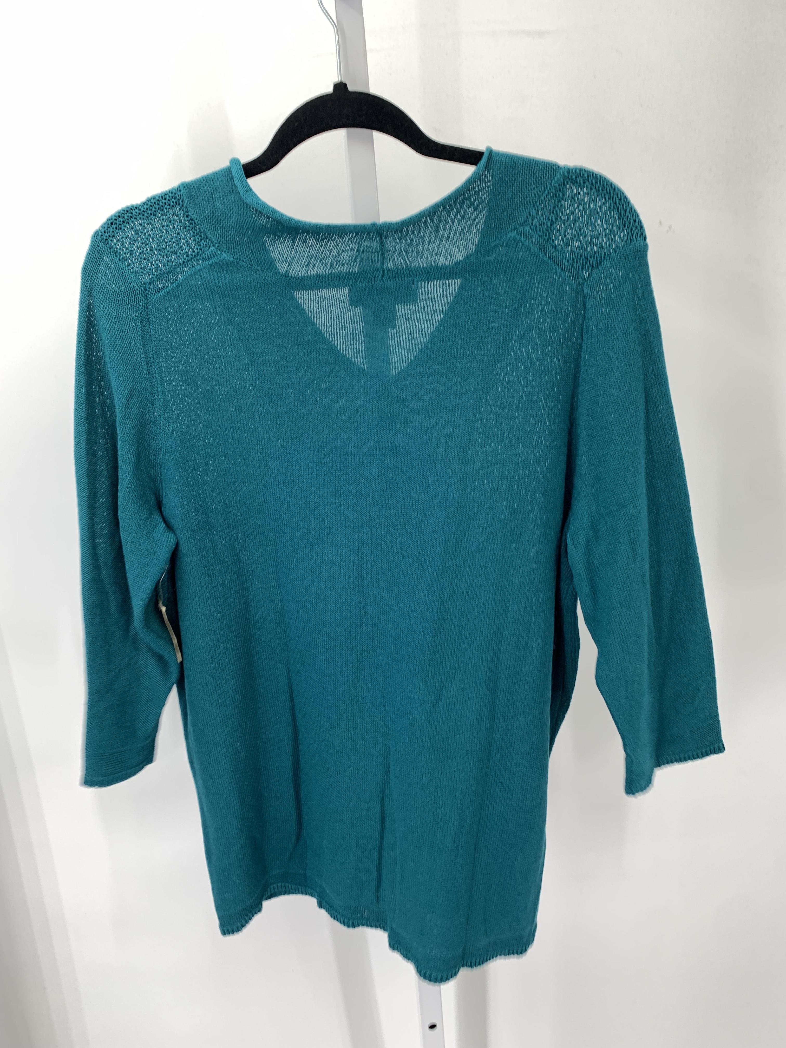 Coldwater Creek Size Extra Large Misses 3/4 Sleeve Sweater
