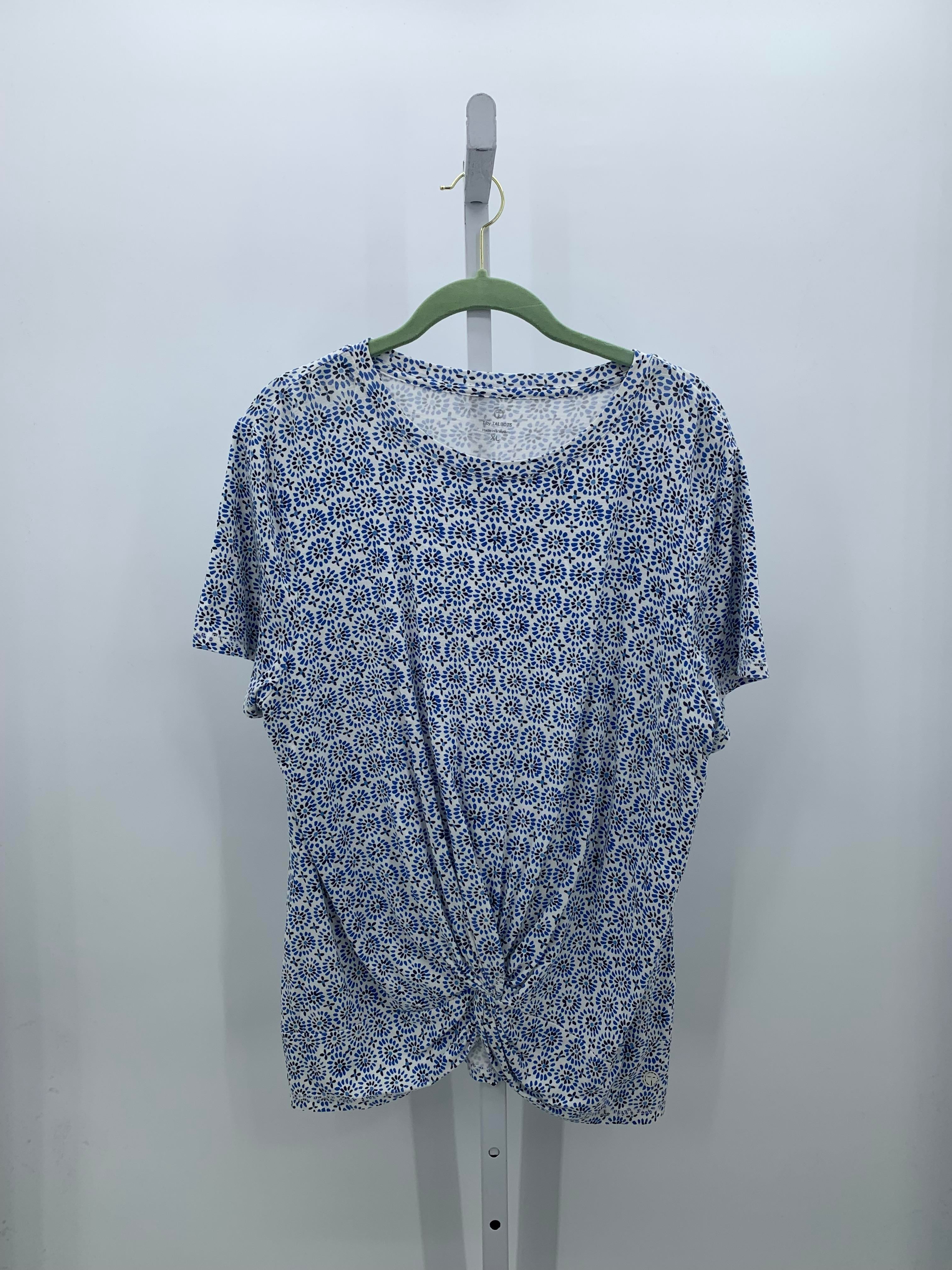 Talbots Size Extra Large Misses Short Sleeve Shirt