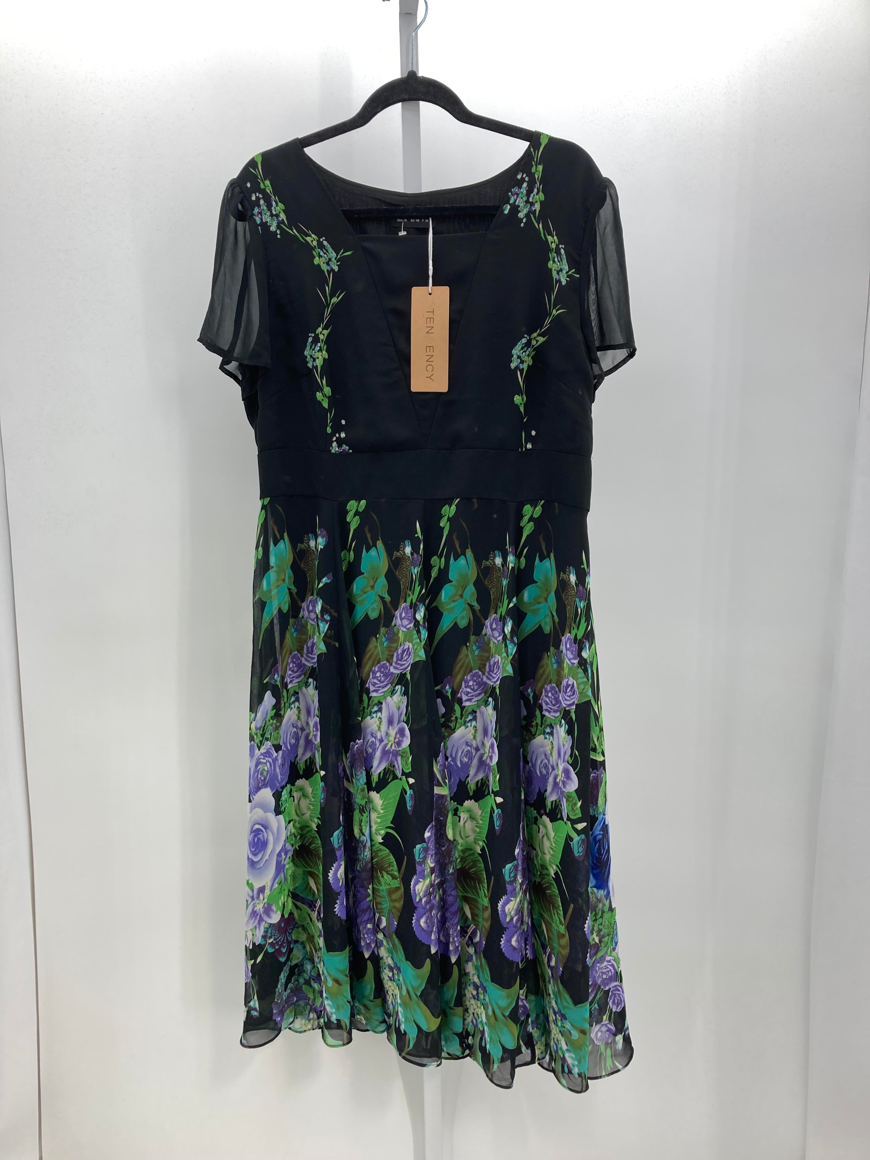 Size Extra Large Misses Short Sleeve Dress