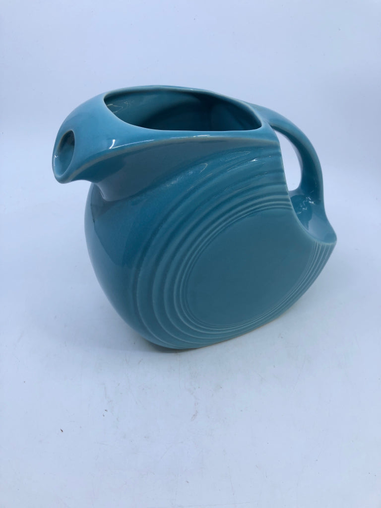 VTG TEAL FIESTA WARE PITCHER.