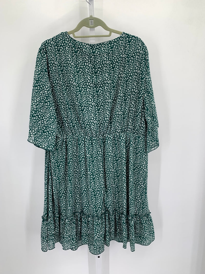 Size 20 W Womens Short Sleeve Dress