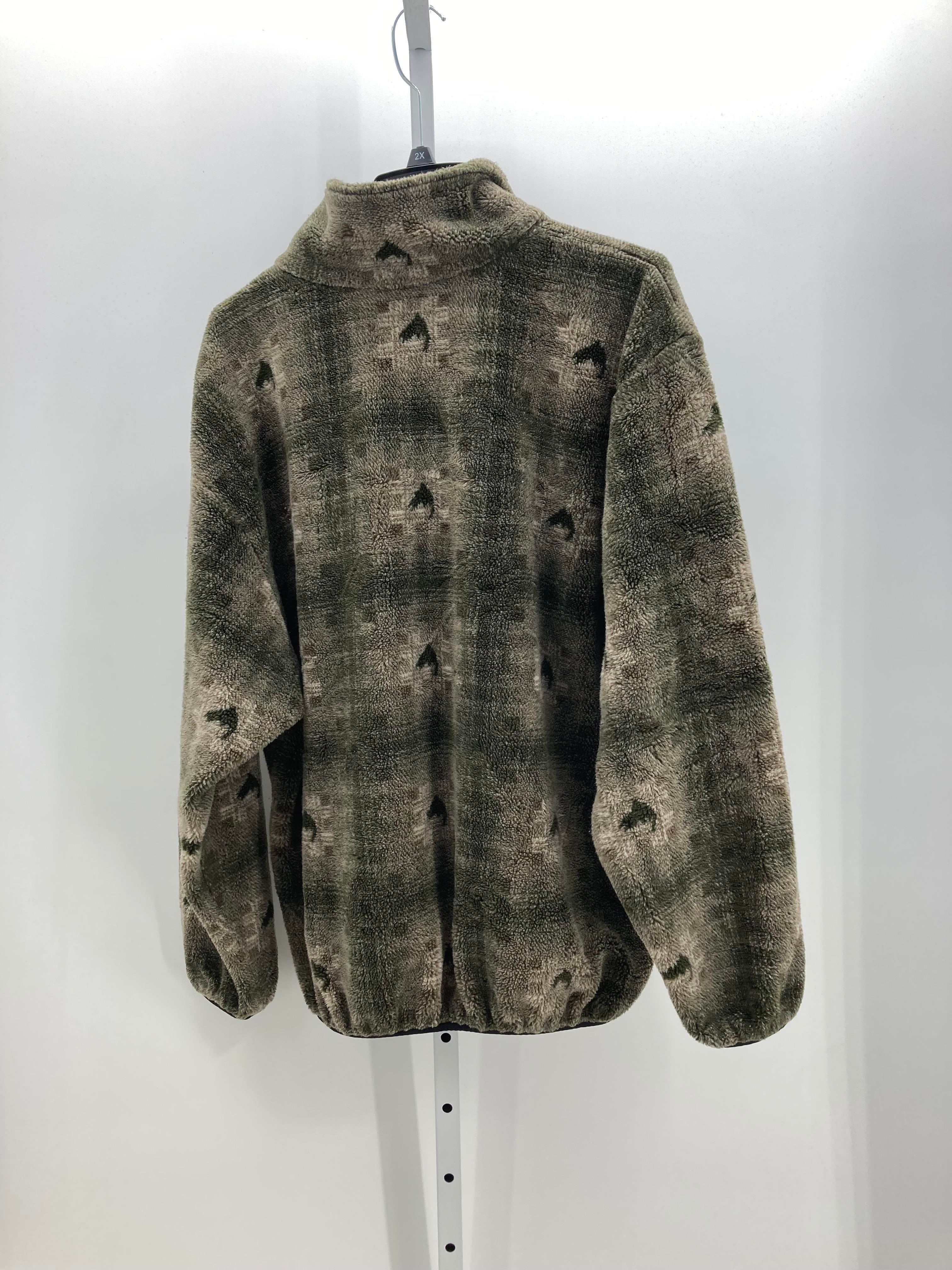 PATTERN FLEECE PULL OVER.