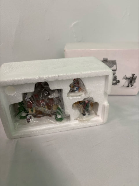 DEPT 56 "TENDING THE NEW CALVES" 3PC SET- IN BOX