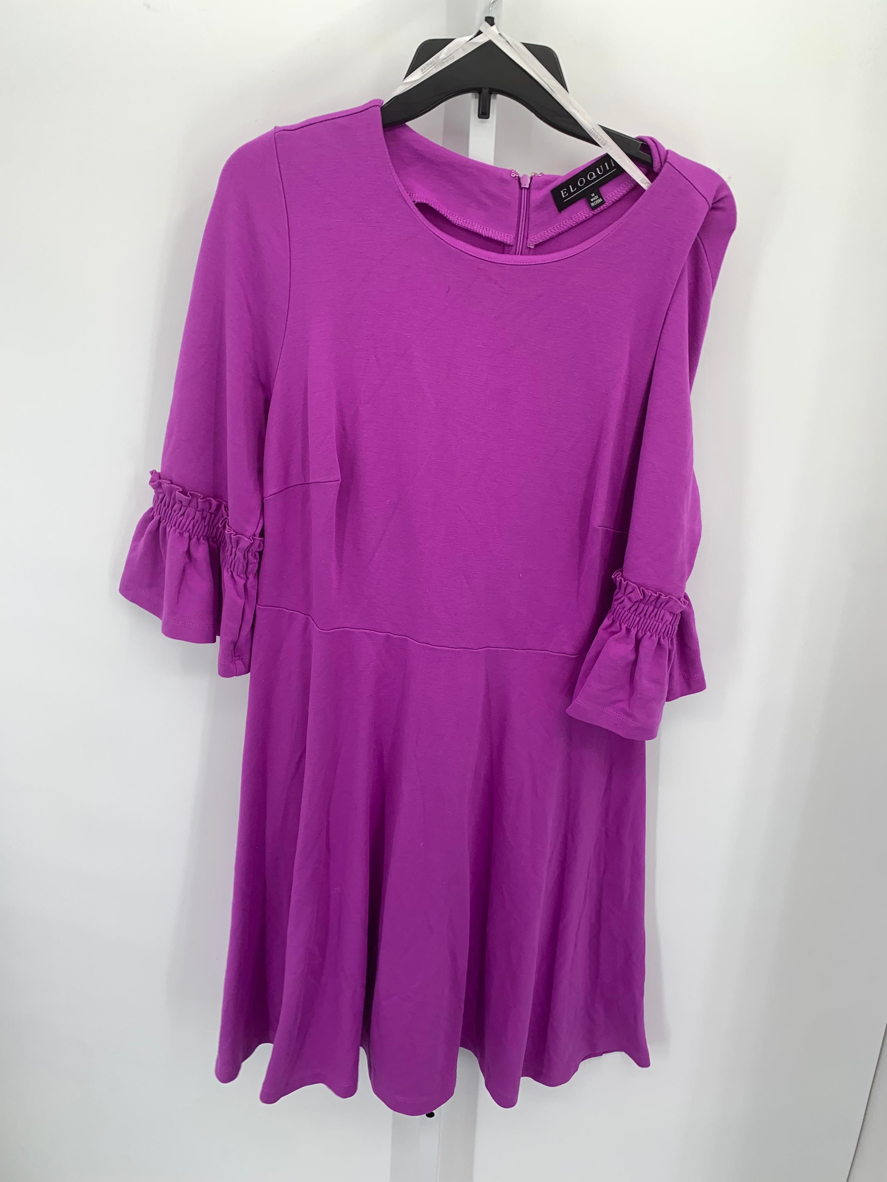 Size 16 W Womens Short Sleeve Dress