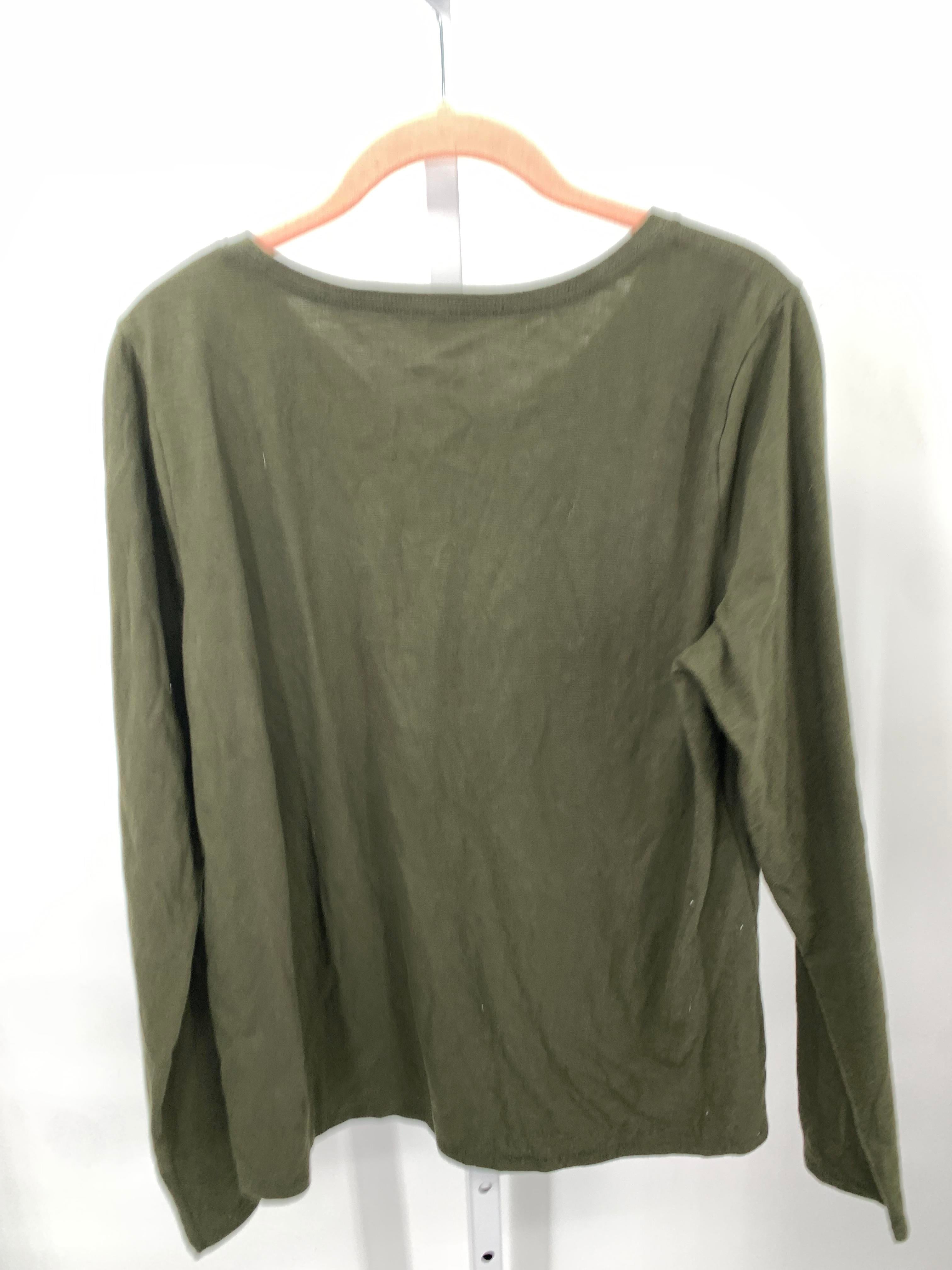 Sonoma Size Large Misses Long Sleeve Shirt