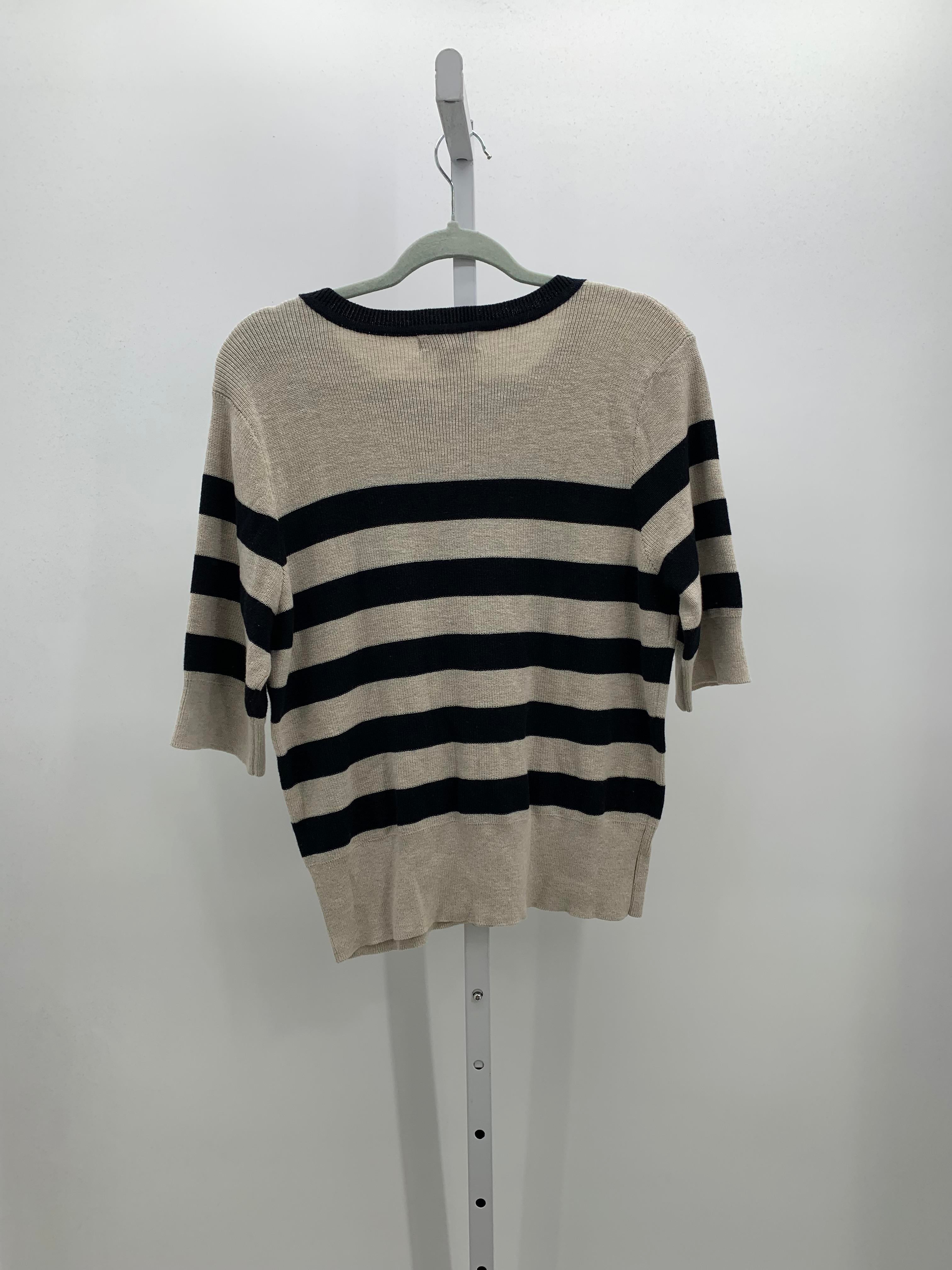 Liz Claiborne Size Large Misses Short Slv Sweater