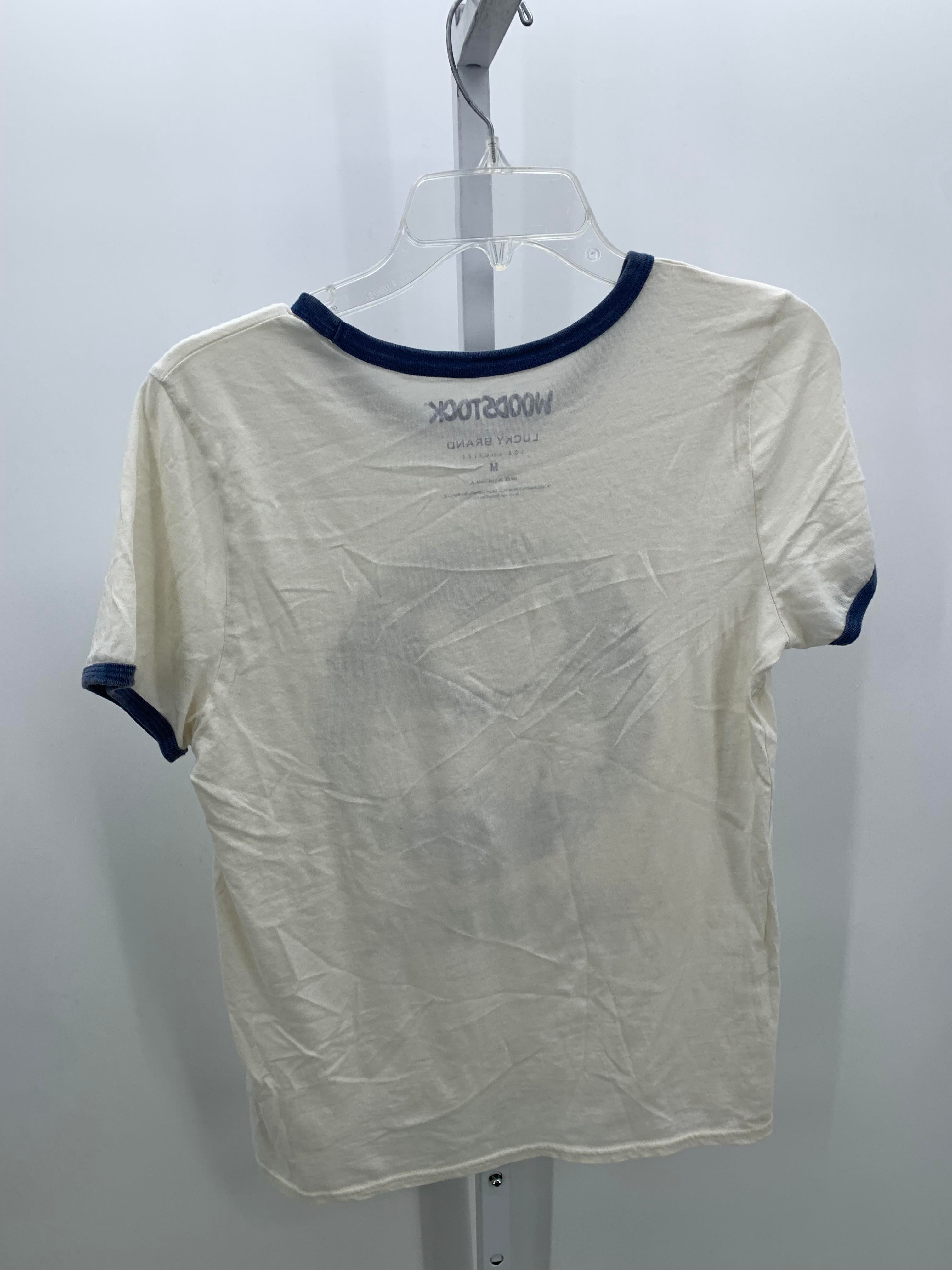 Woodstock Size Medium Juniors Short Sleeve Shirt