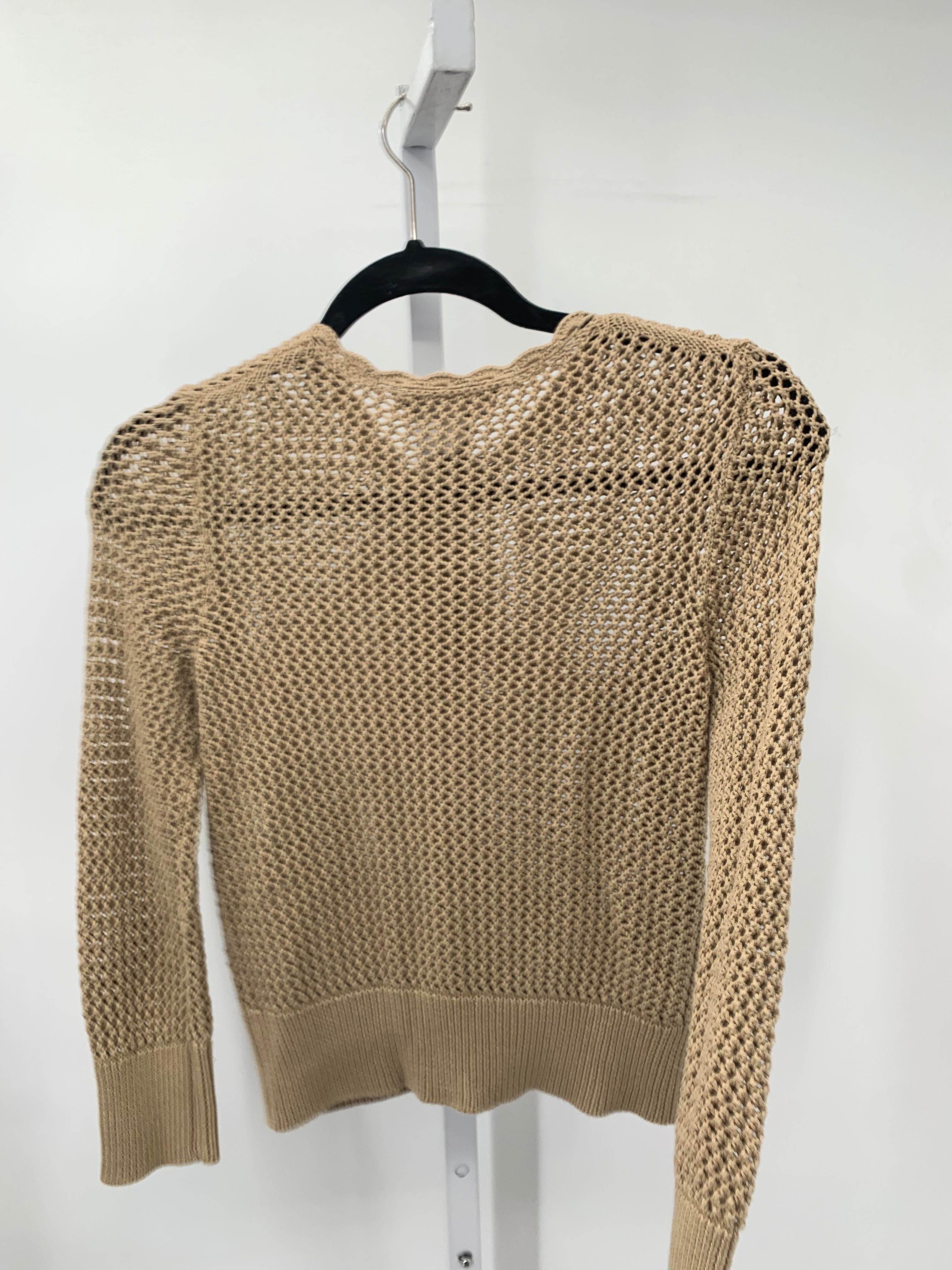 Pointelle Size Small Misses 3/4 Sleeve Sweater