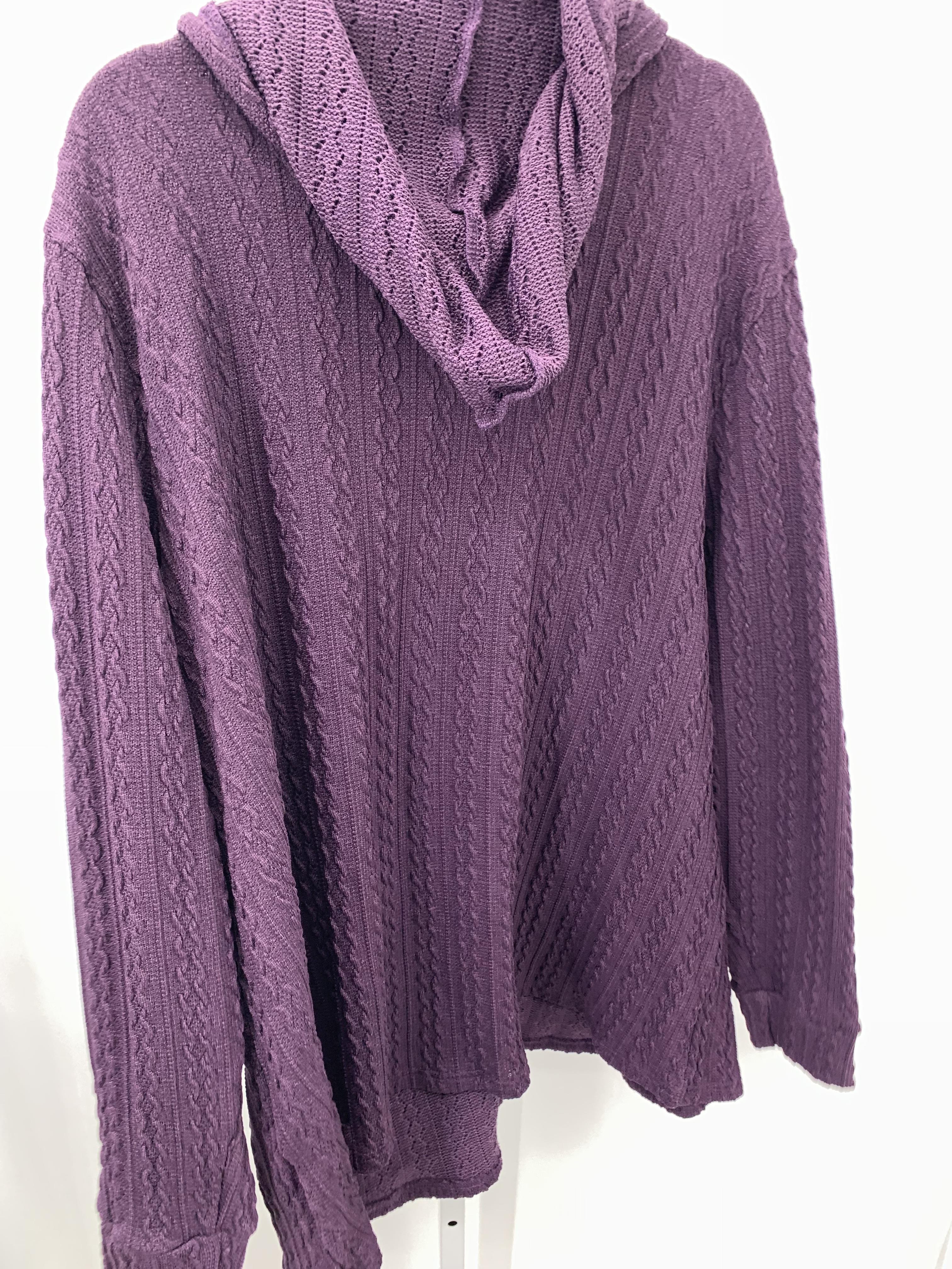 Size 26 W Womens Long Slv Sweater
