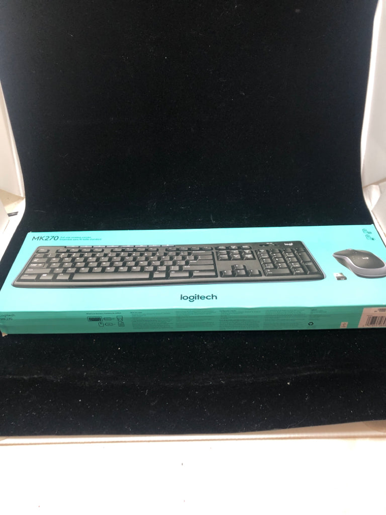NIB KEYBOARD & MOUSE - LOGITECH.