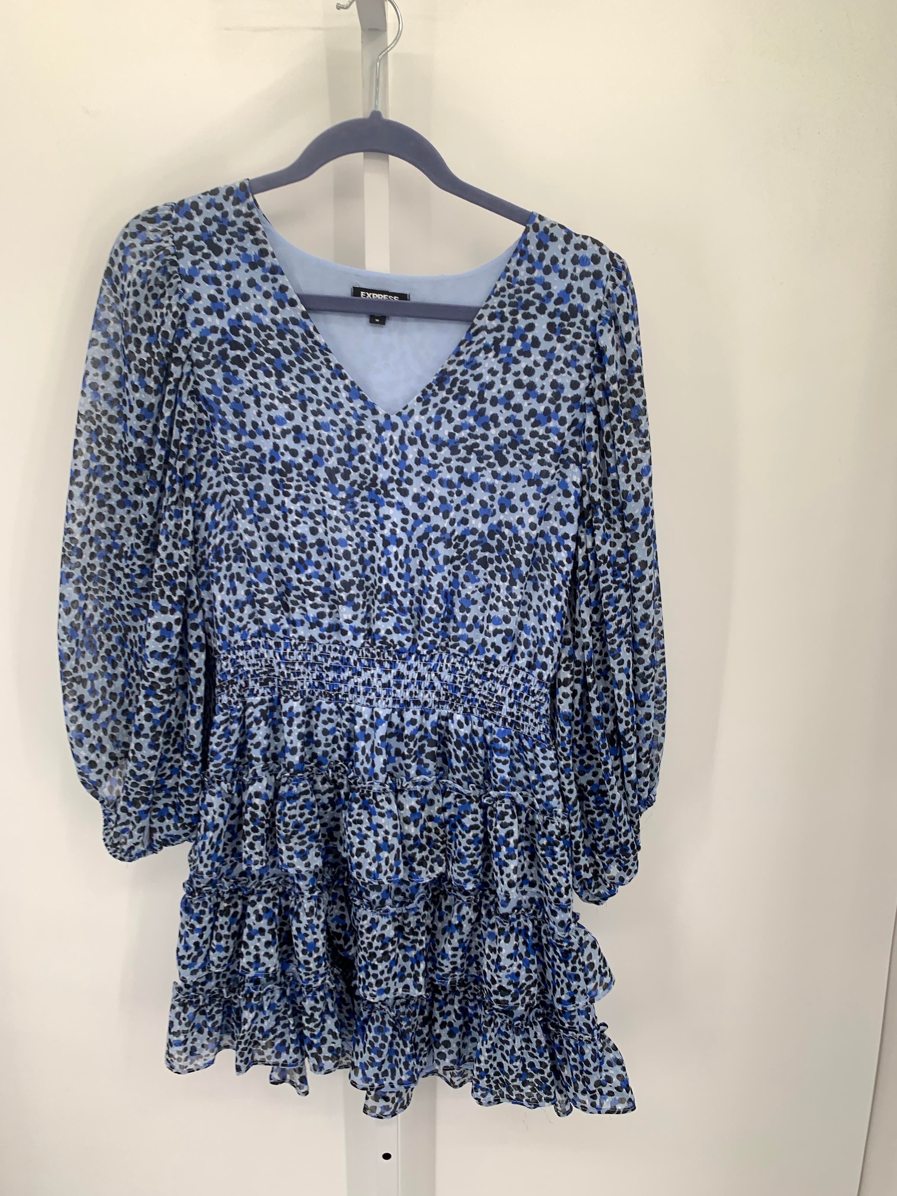 Express Size Medium Misses 3/4 Sleeve Dress