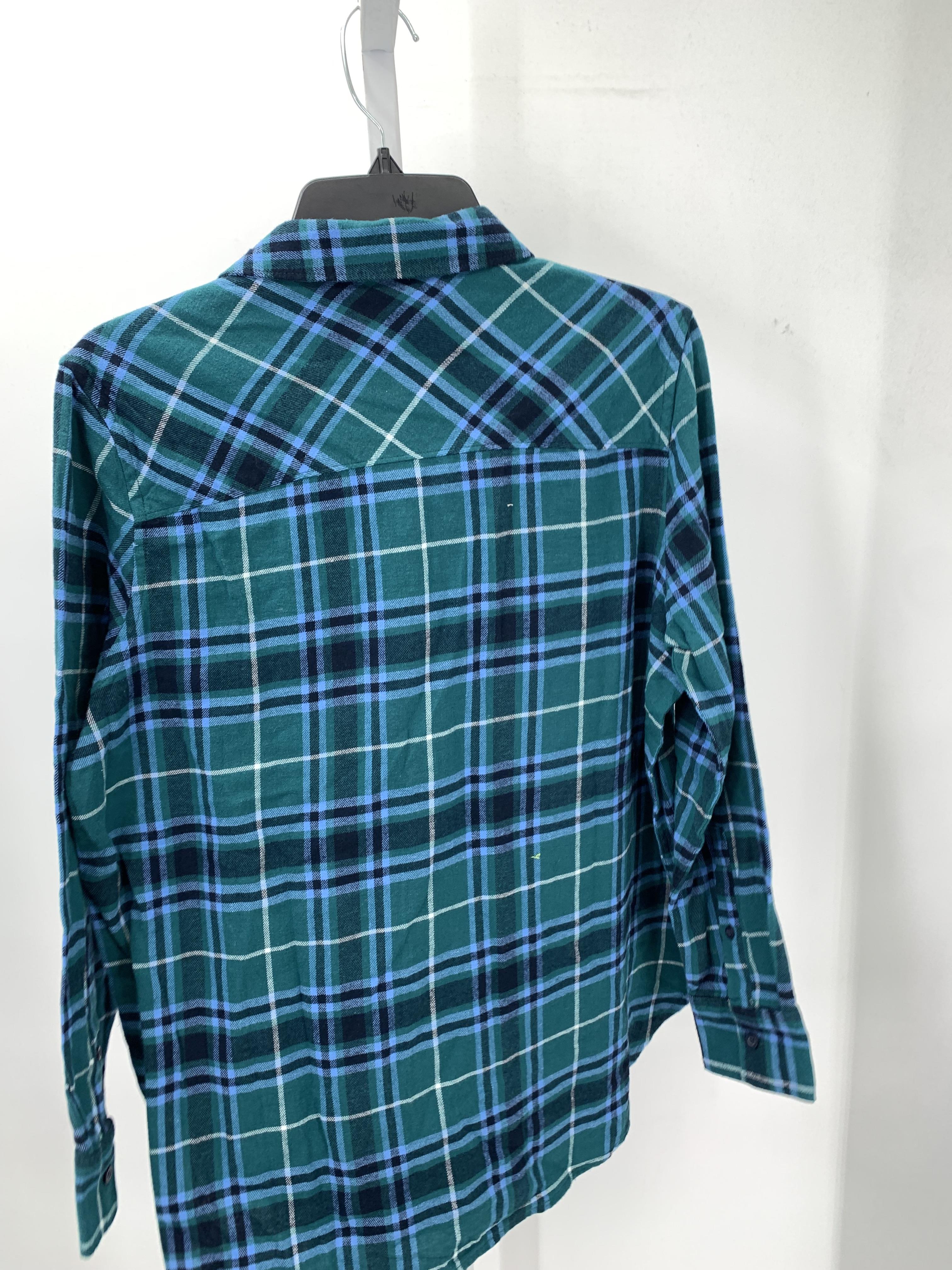 NEW PLAID BTN DOWN SHIRT