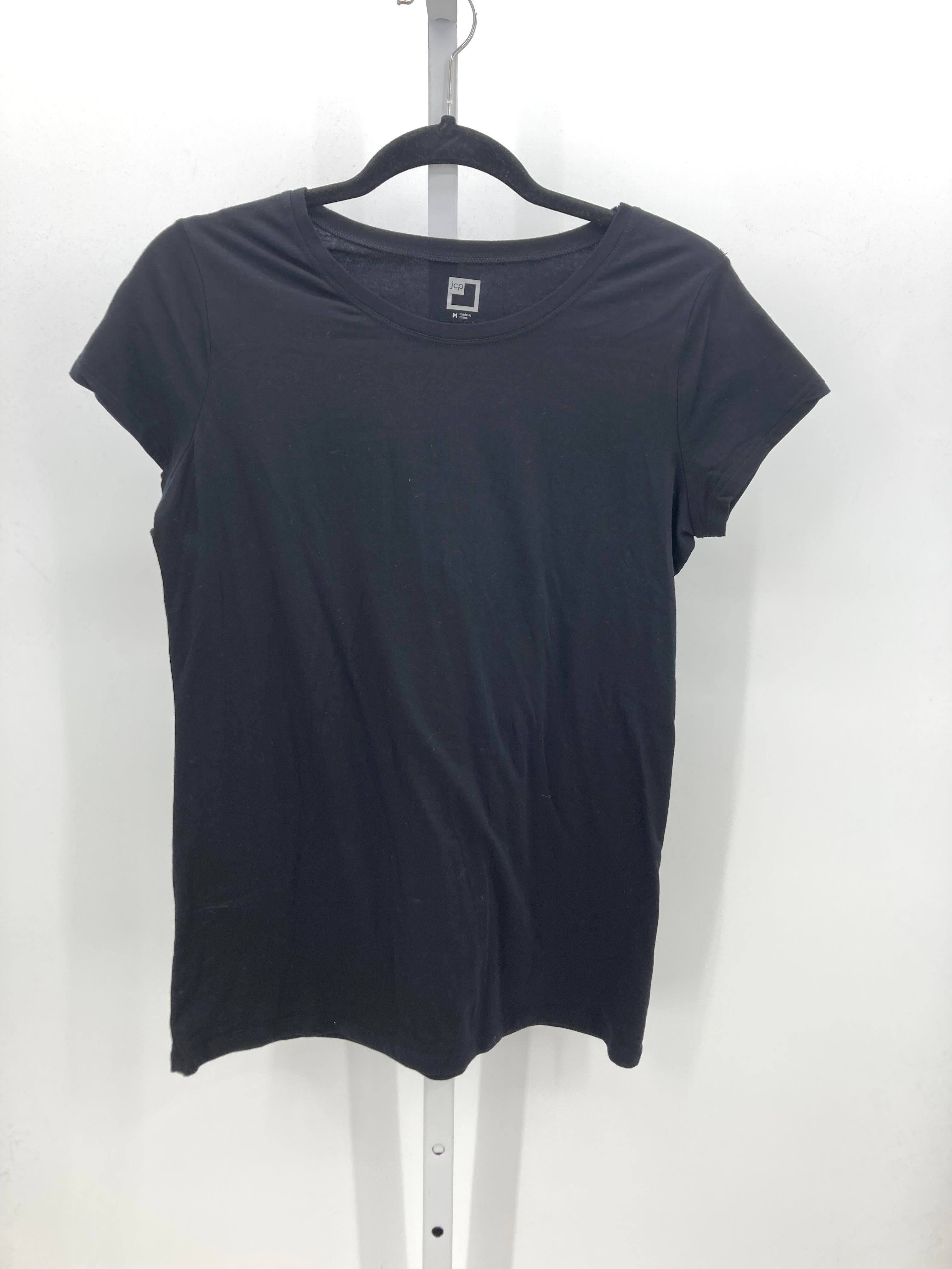 JCP Size Medium Misses Short Sleeve Shirt