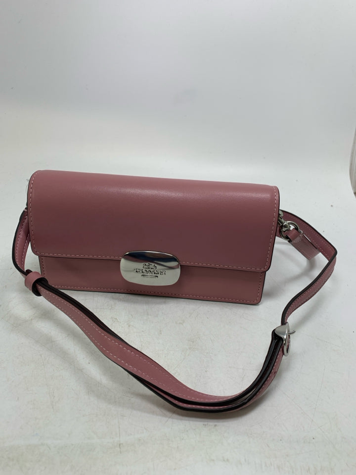 Coach CR526 True Pink Eliza Small Flap Crossbody