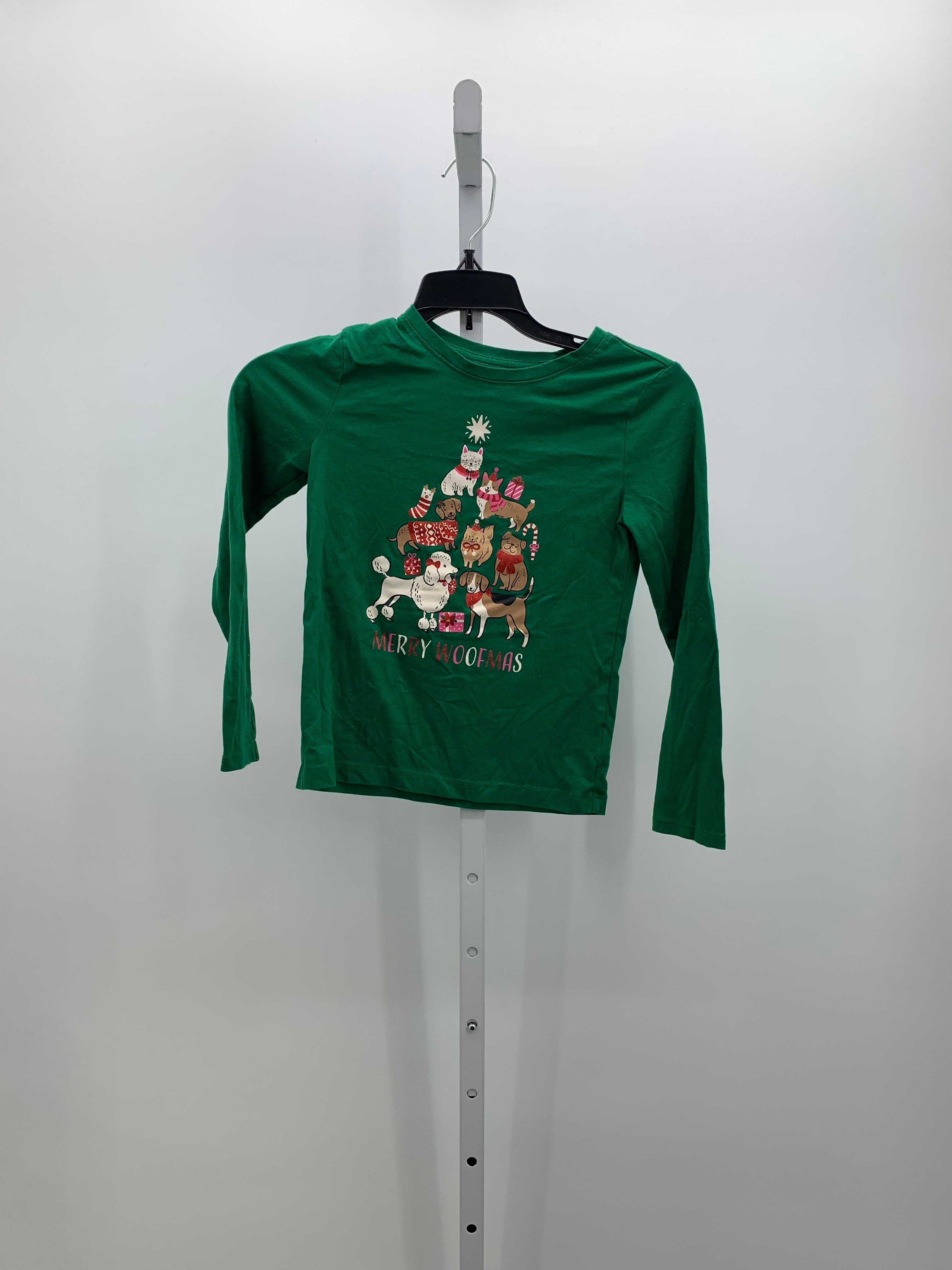 LONG SLV SHIRT DOGS XMAS TREE.