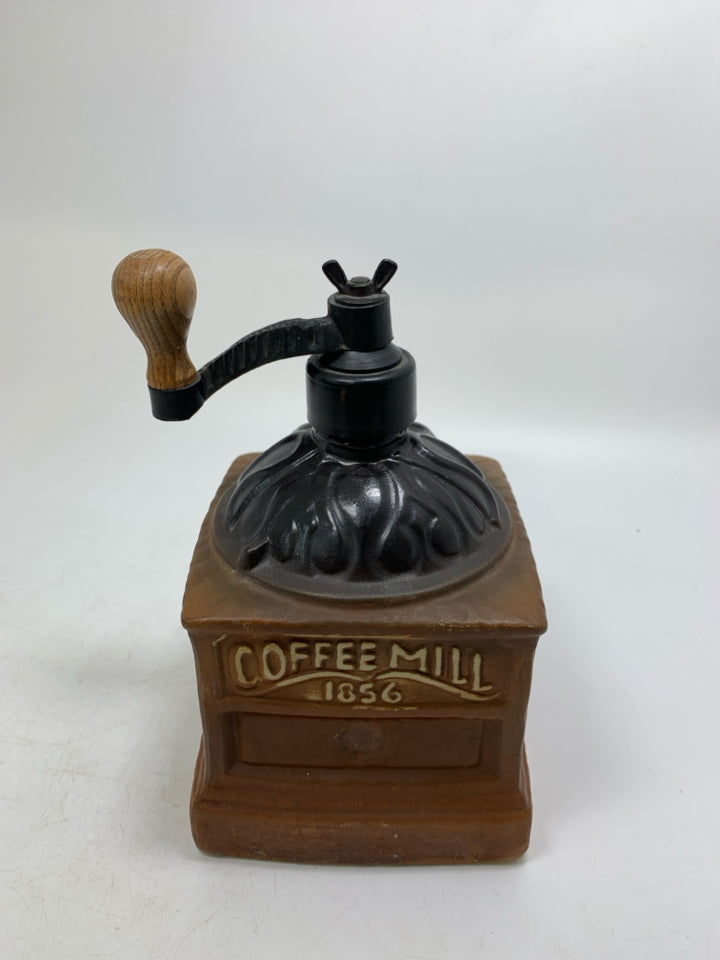 VTG JIM BEAN 1979 COFFEE GRINDER EMPTY.