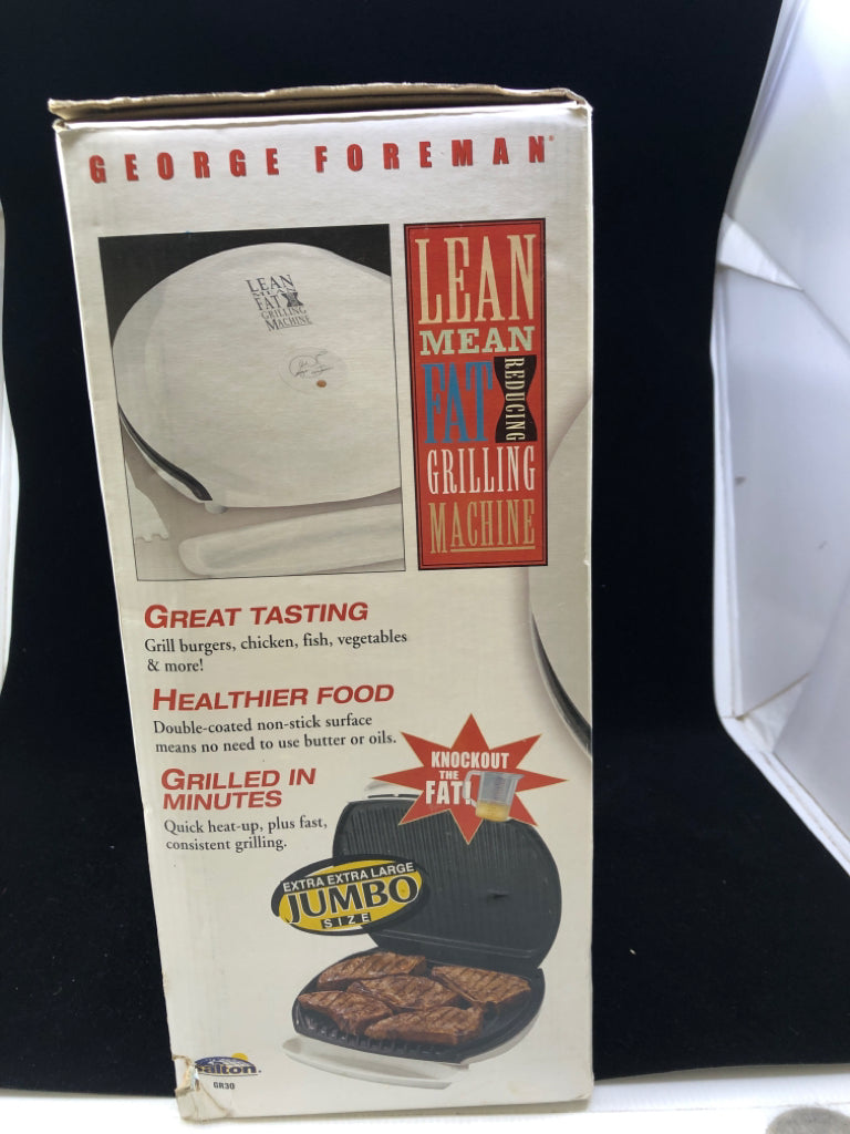 NIB GEORGE FORMAN GRILL.