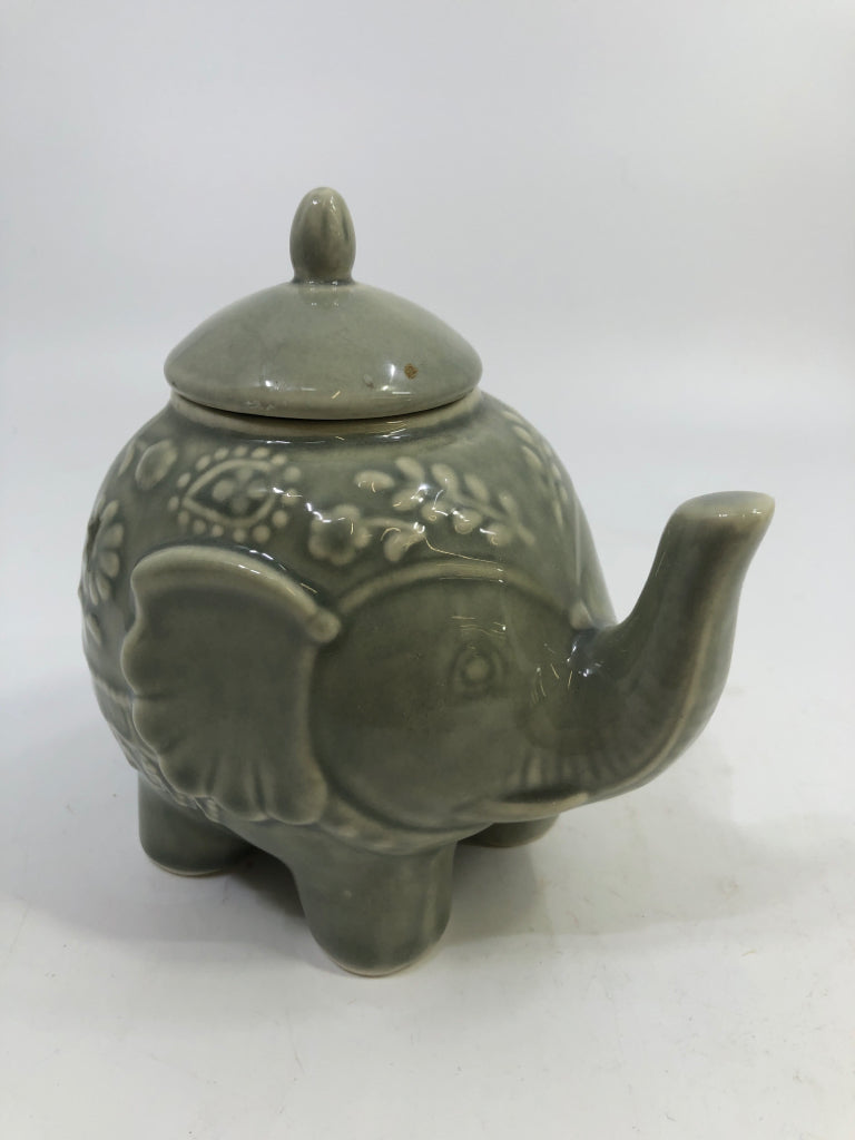 CERAMIC ELEPHANT BOX-REVE DE PROVENCE.