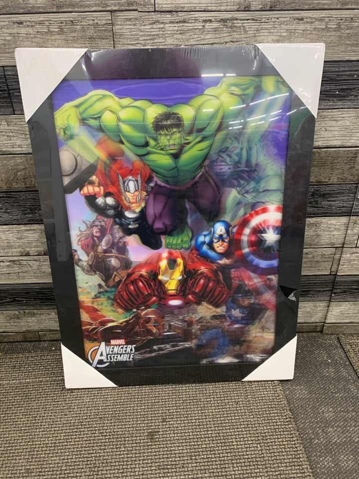 NEW MARVEL AVENGERS WALL HANGING.