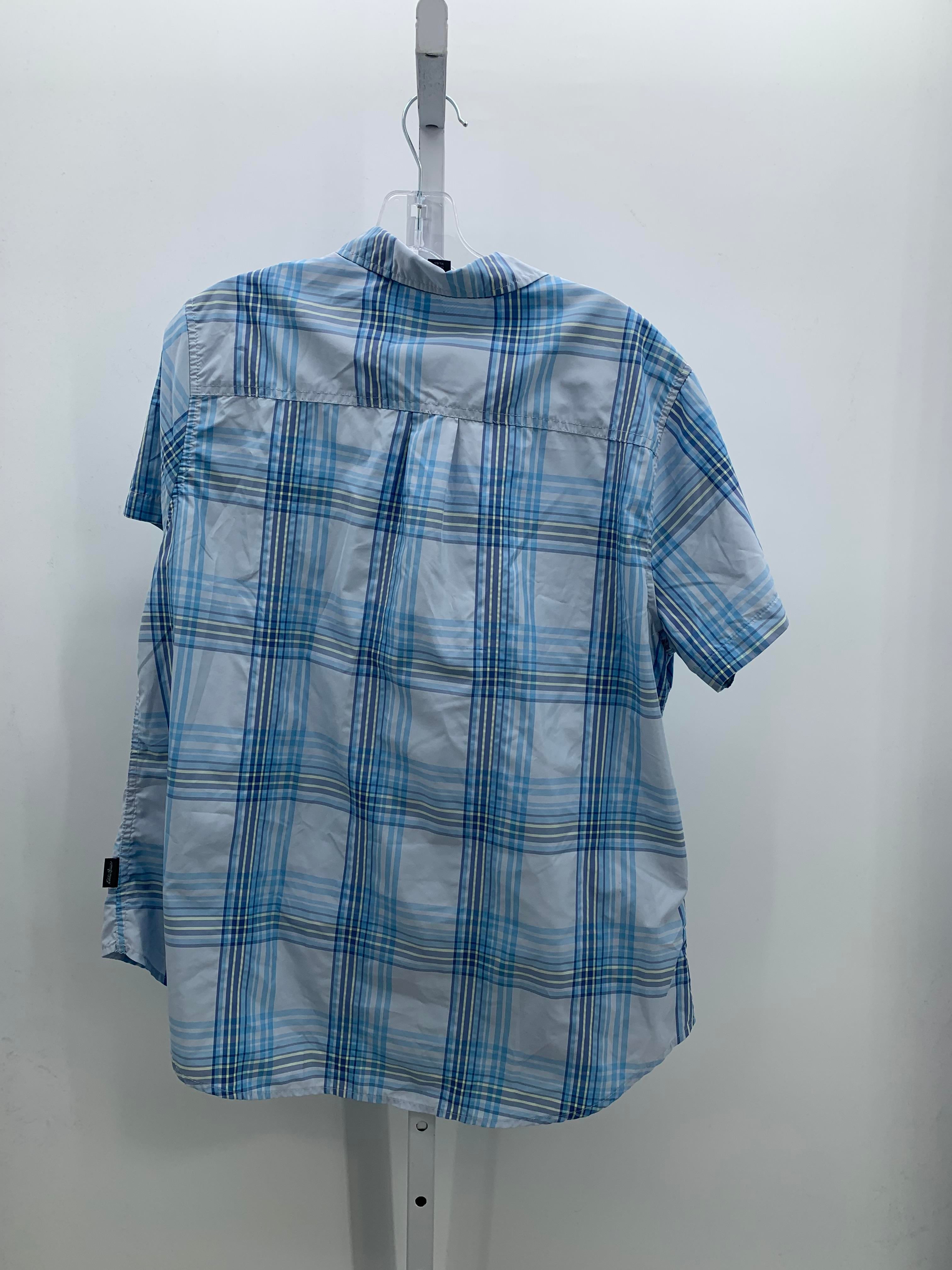 Eddie Bauer Size Extra Large Misses Short Sleeve Shirt