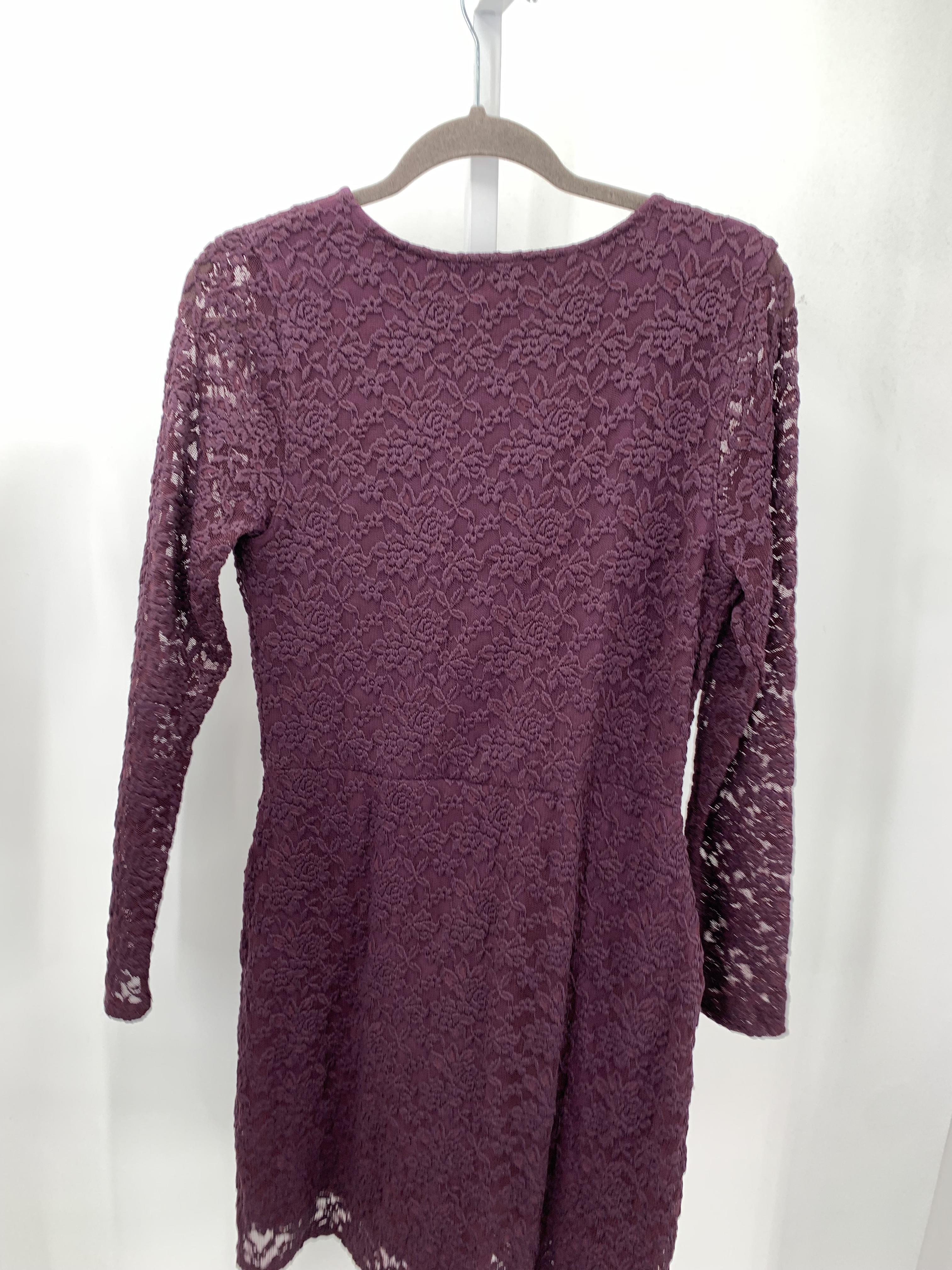 Abercrombie Size Large Juniors Long Sleeve Dress