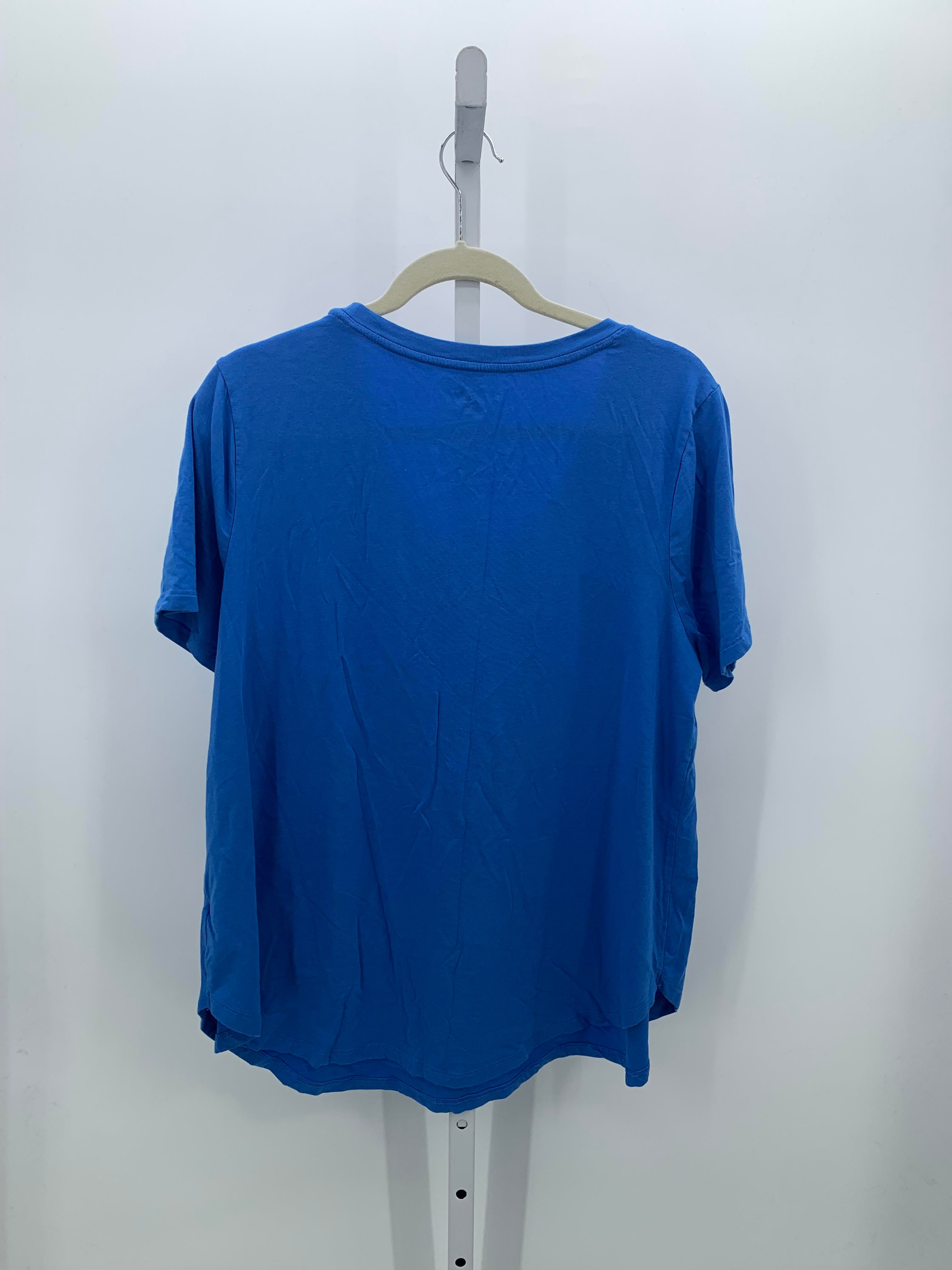 Ava & Viv Size 1X Womens Short Sleeve Shirt