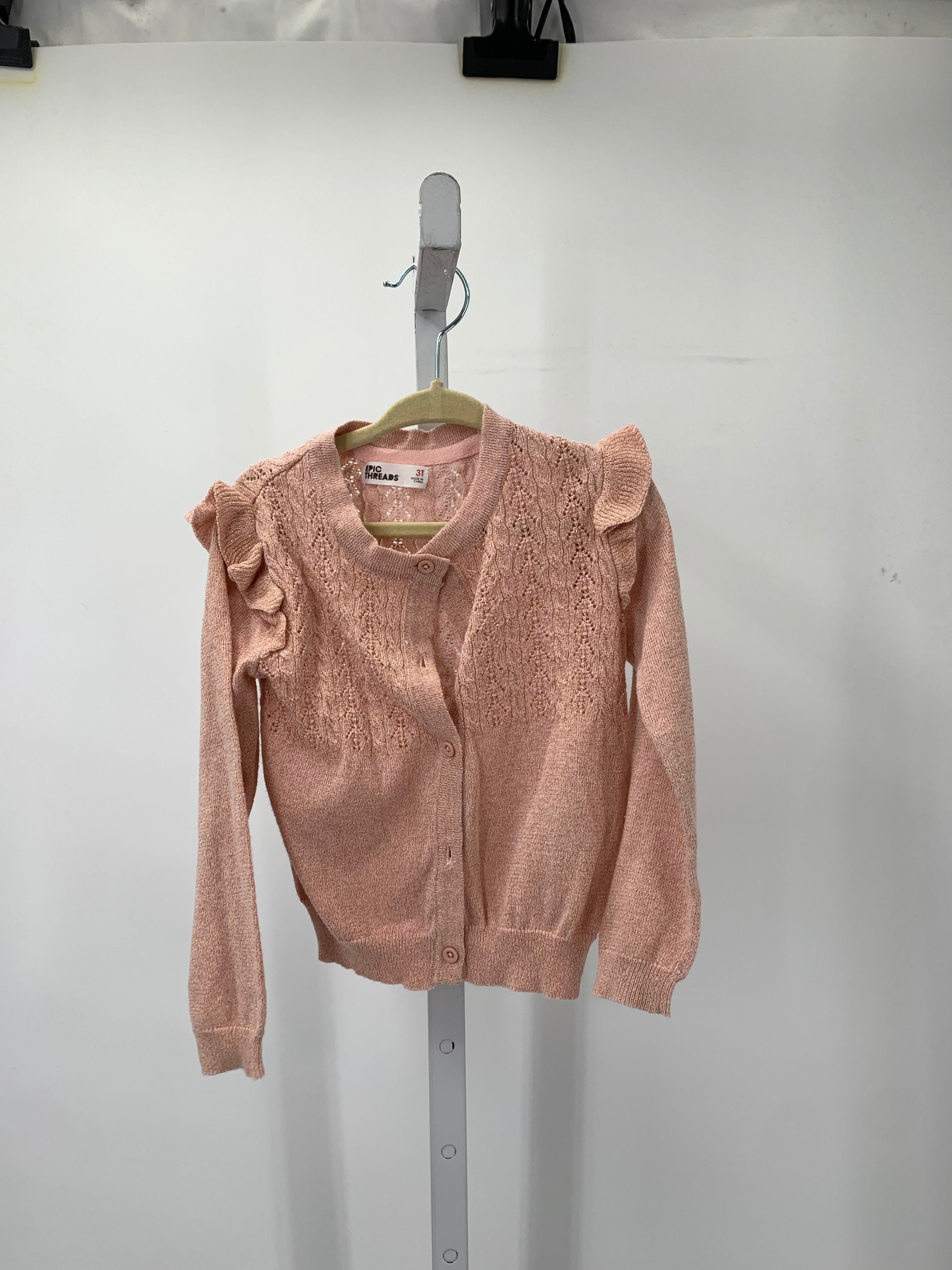 Epic Threads Size 3T Girls Long Sleeve Sweater