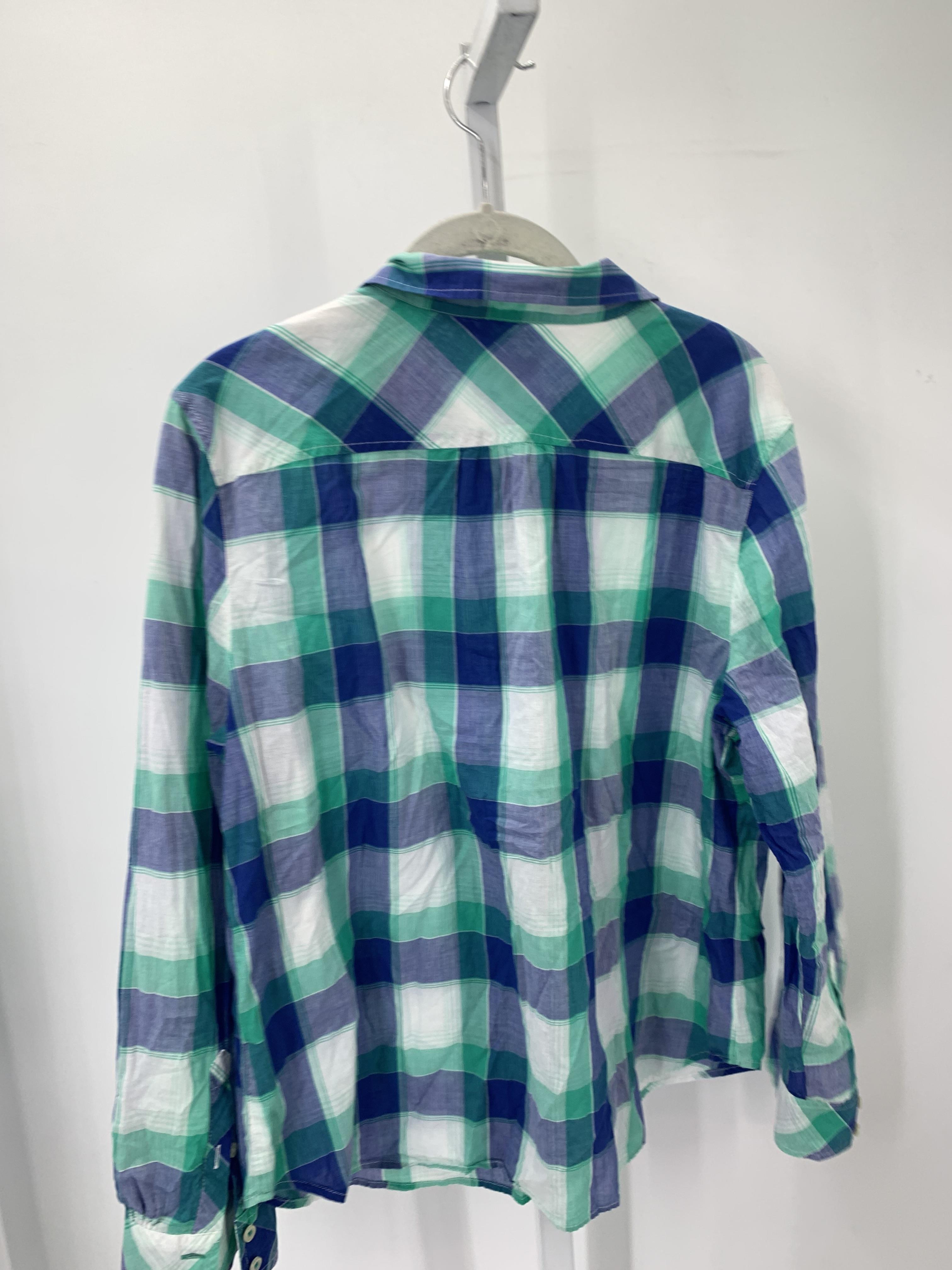 Talbots Size X Large Petite Petite Long Sleeve Shirt
