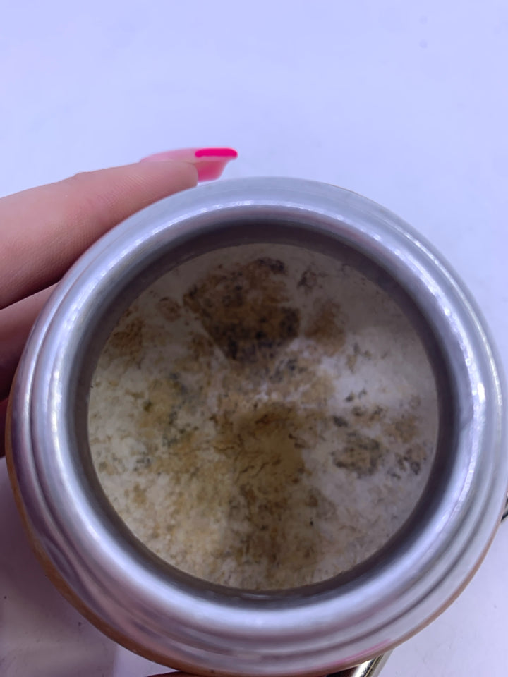 YERBA MATE GOURD W TEA HOLDER.