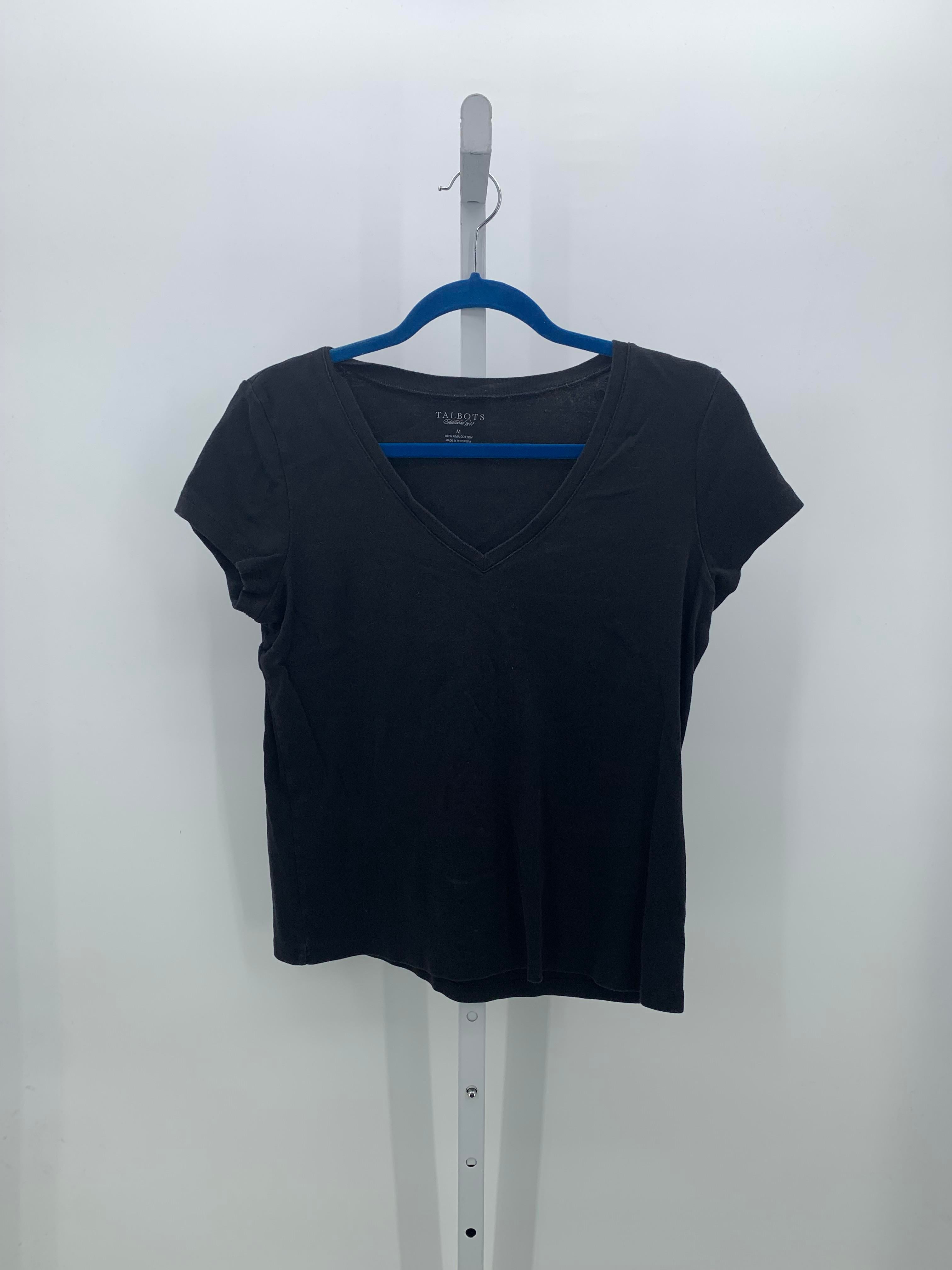Talbots Size Medium Misses Short Sleeve Shirt