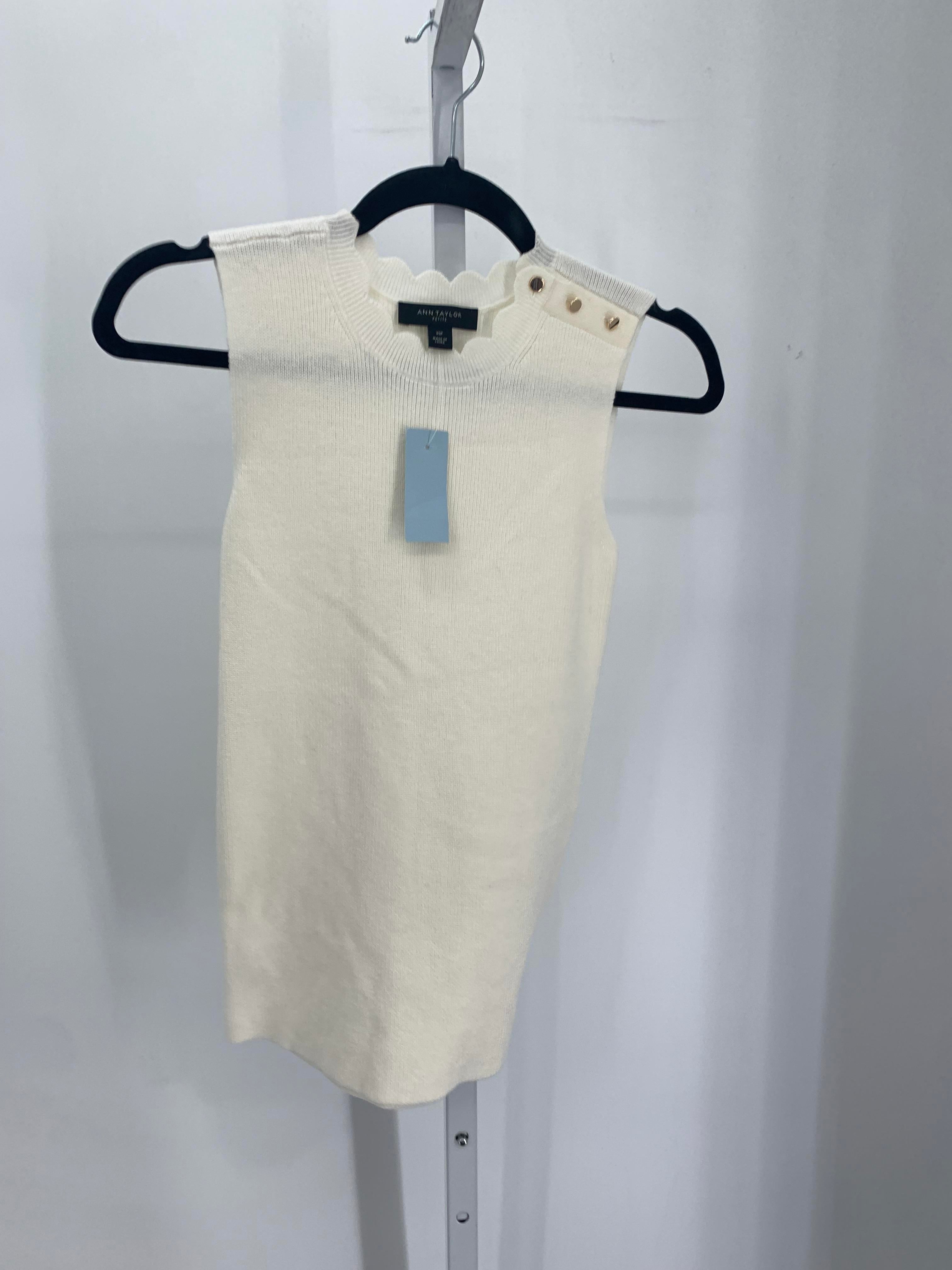 Ann Taylor Size X Small Petite Petite Sleeveless Sweater
