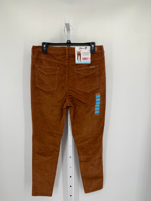 Seven Apparel Size 12 Misses Corduroy Pants