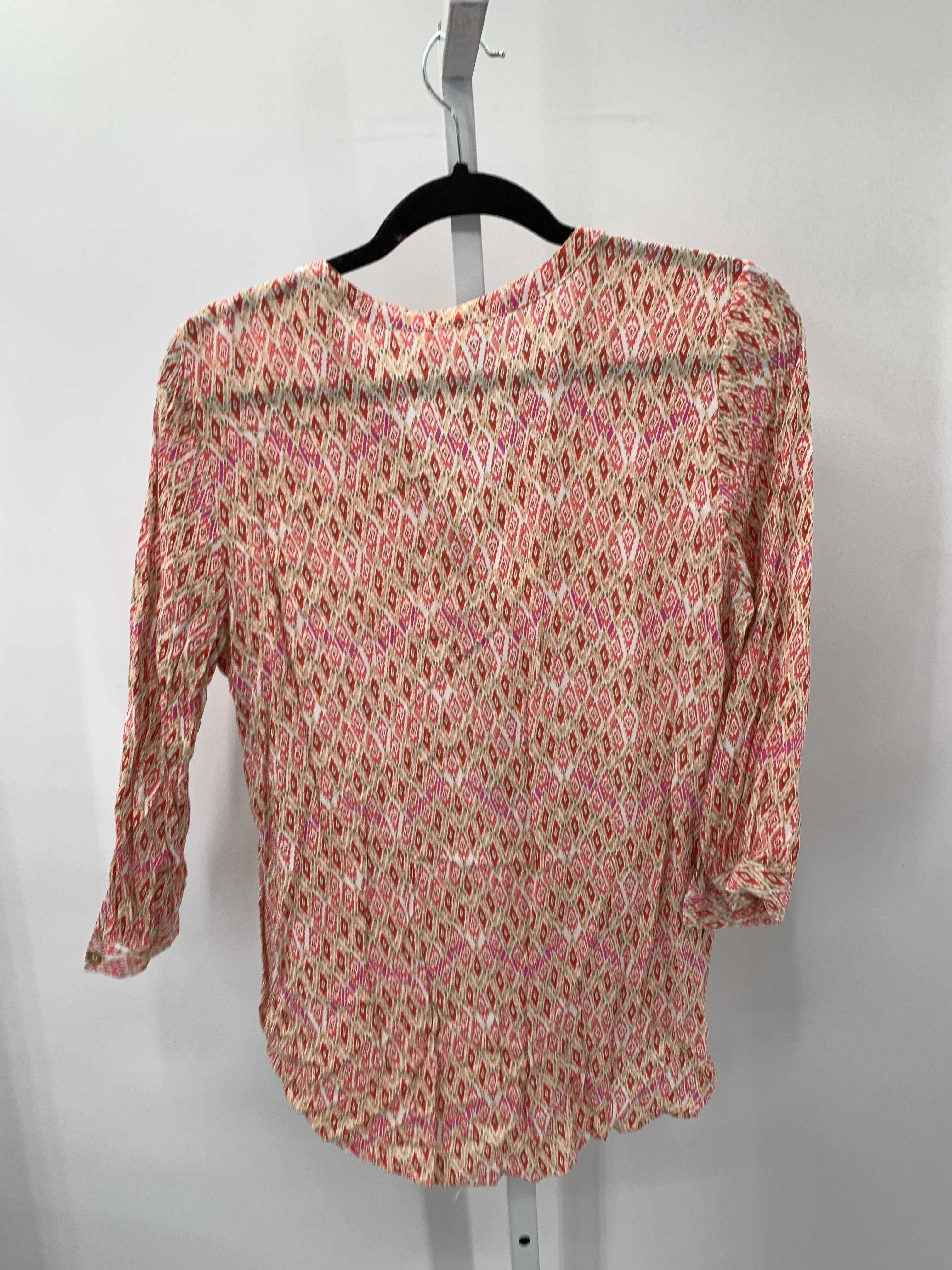 Grand and Greene Size Small Misses 3/4 Sleeve Shirt