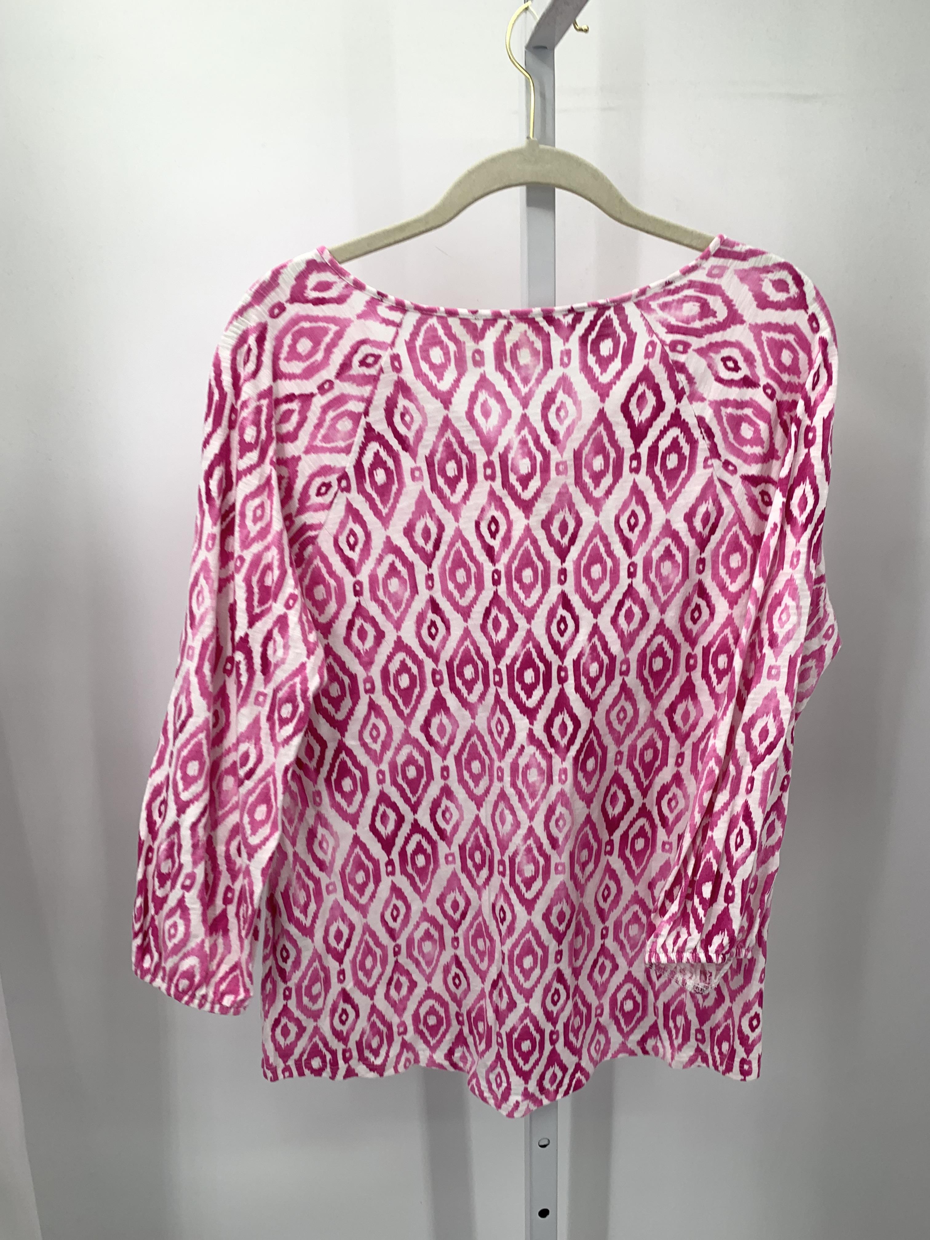 Chico's Size X Small Misses 3/4 Sleeve Shirt