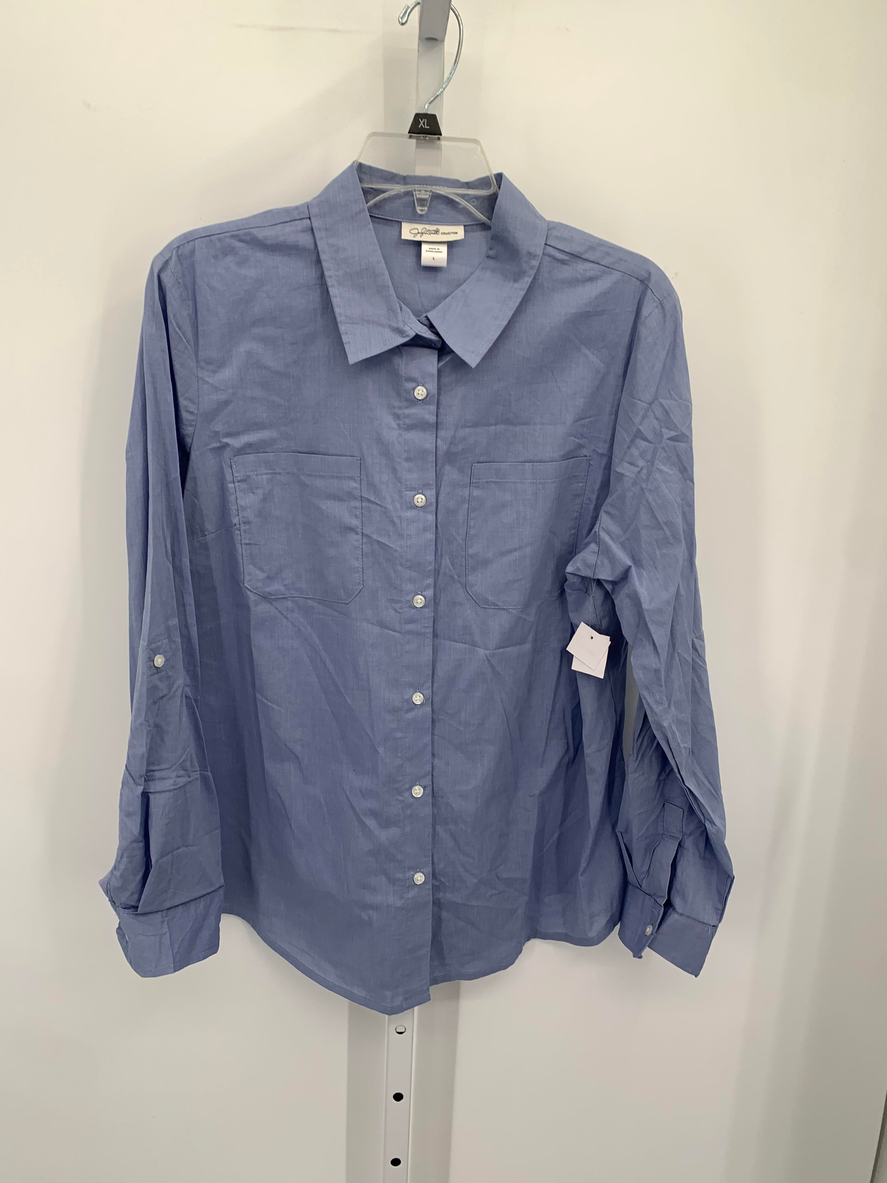 Jaclyn Smith Size Large Misses Long Sleeve Shirt