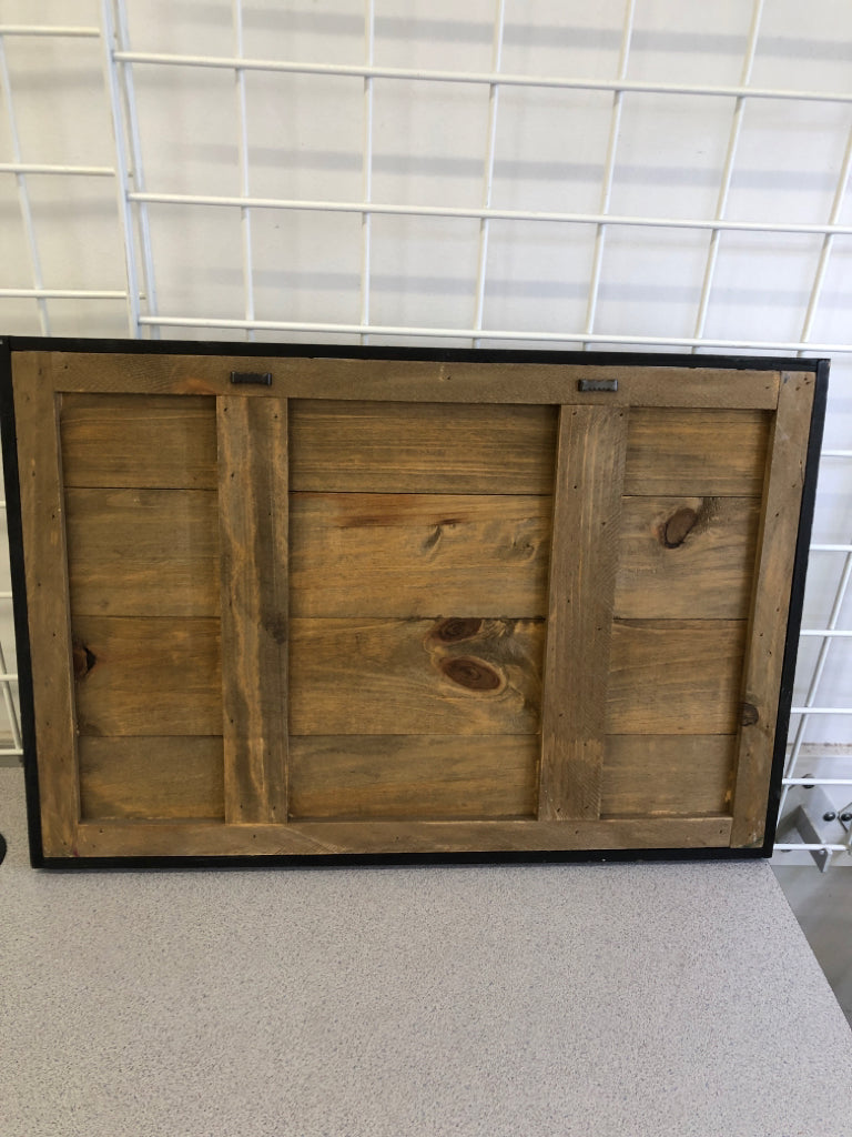 WOOD HAND CARVED DECOYS WALL ART.