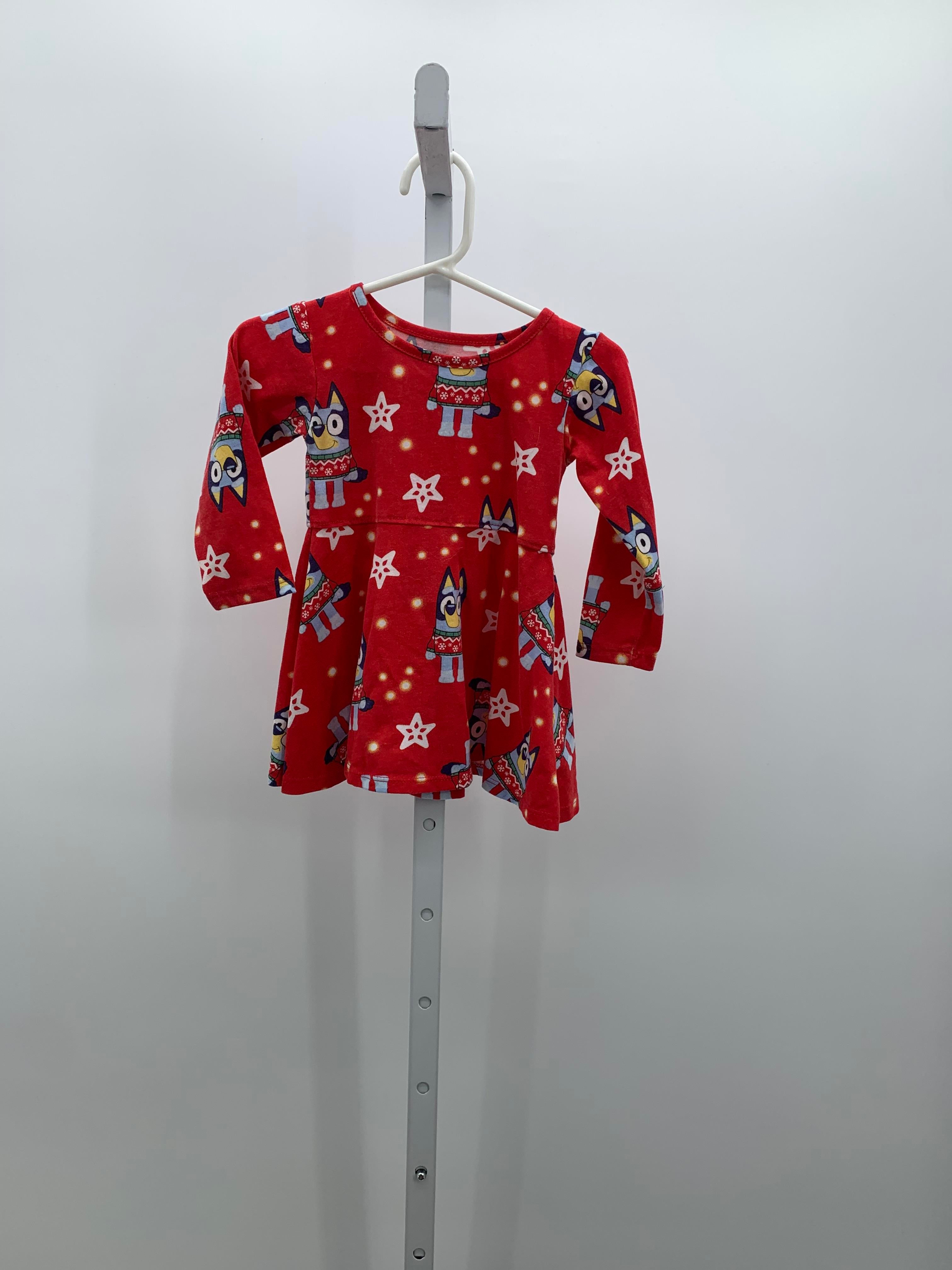 LONG SLV DRESS STARS.