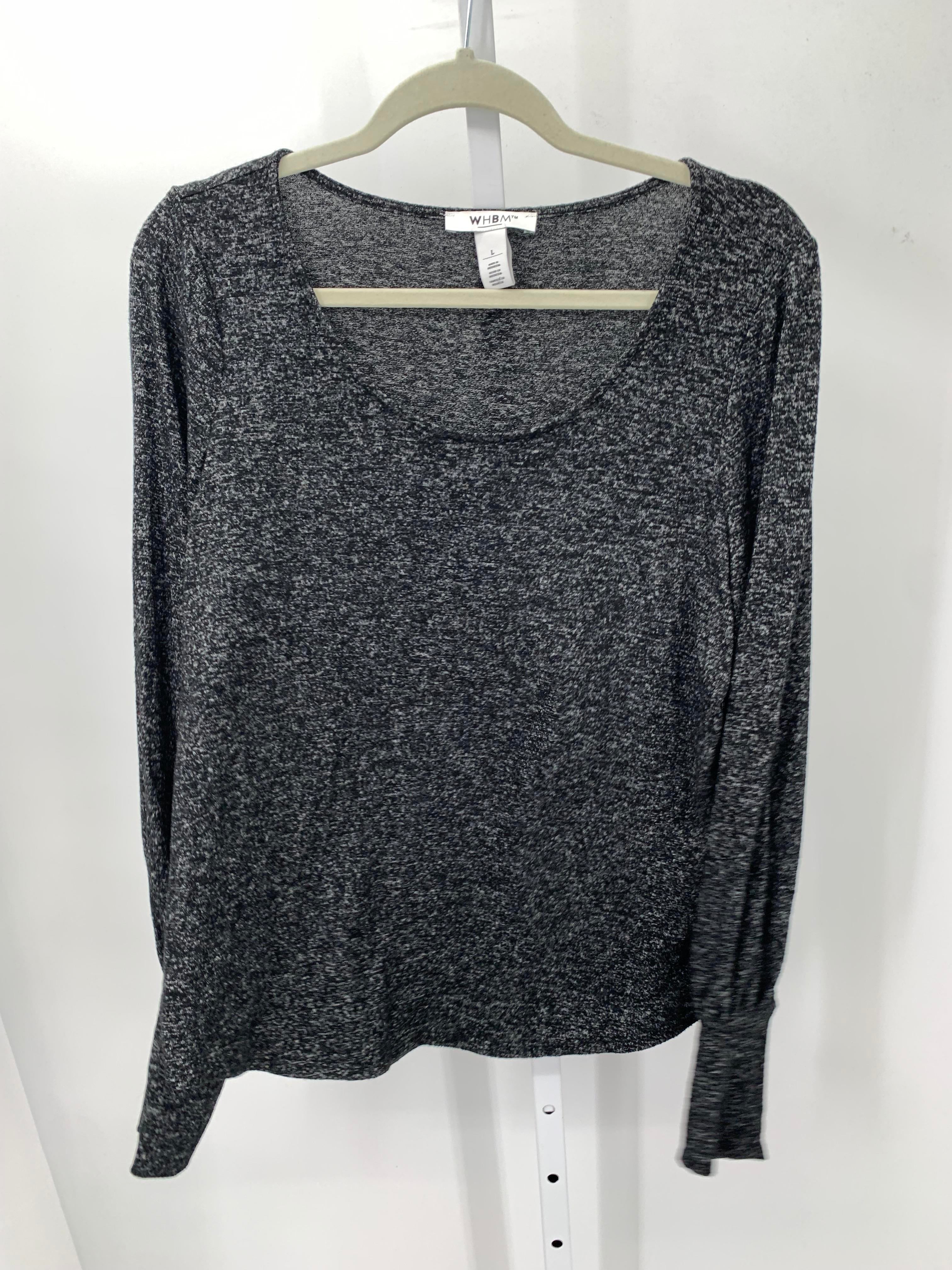 White House Black Size Large Misses Long Sleeve Shirt