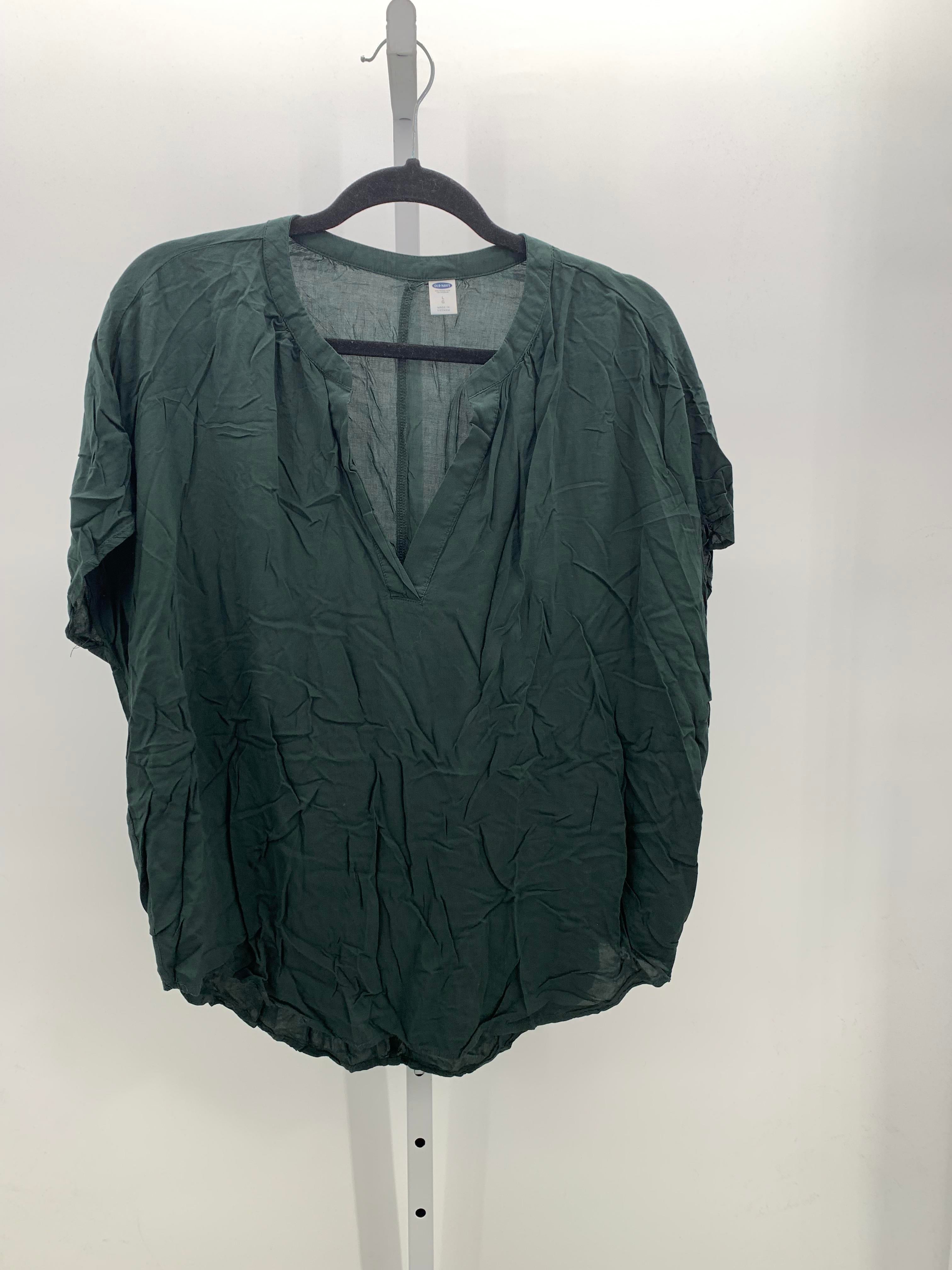 Old Navy Size Large Misses Short Sleeve Shirt