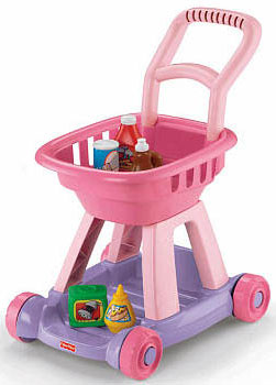 Fisher Price Pink Shopping Cart