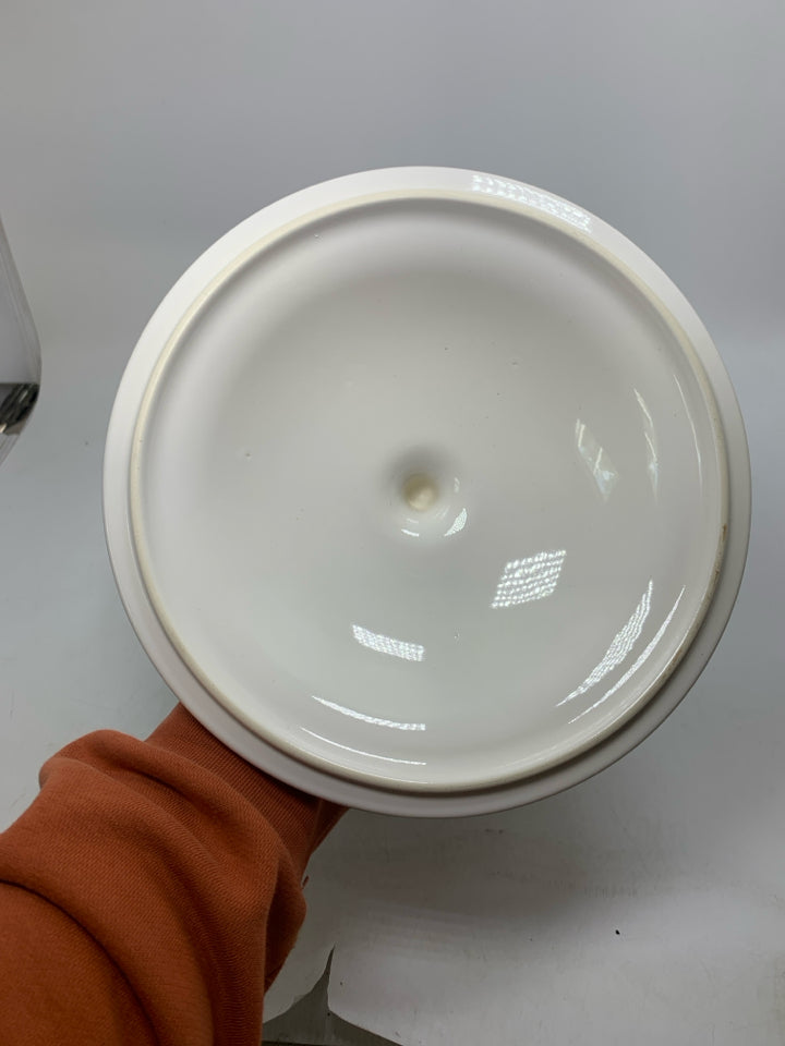 COVERED SERVING BOWL.