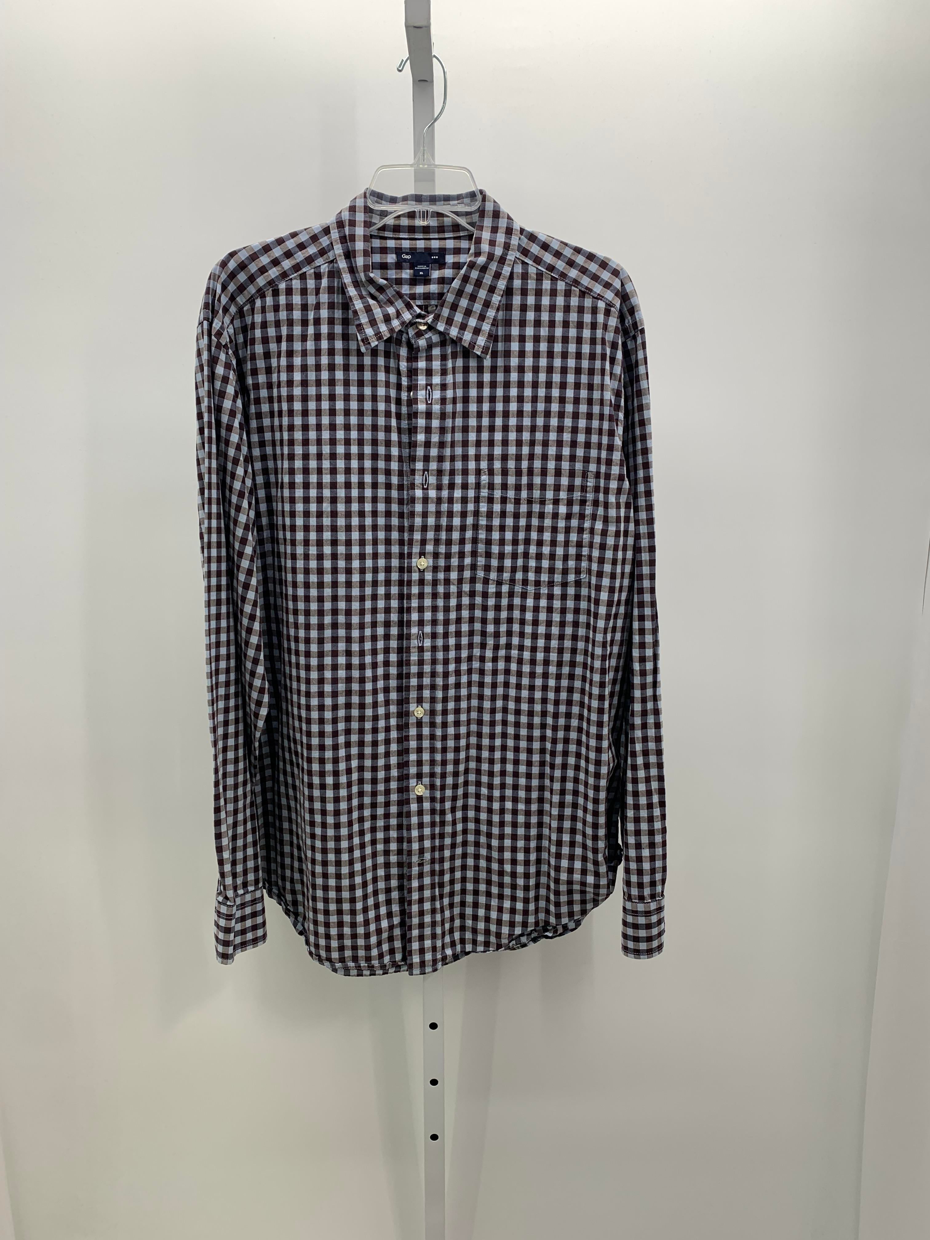PLAID BTN DOWN