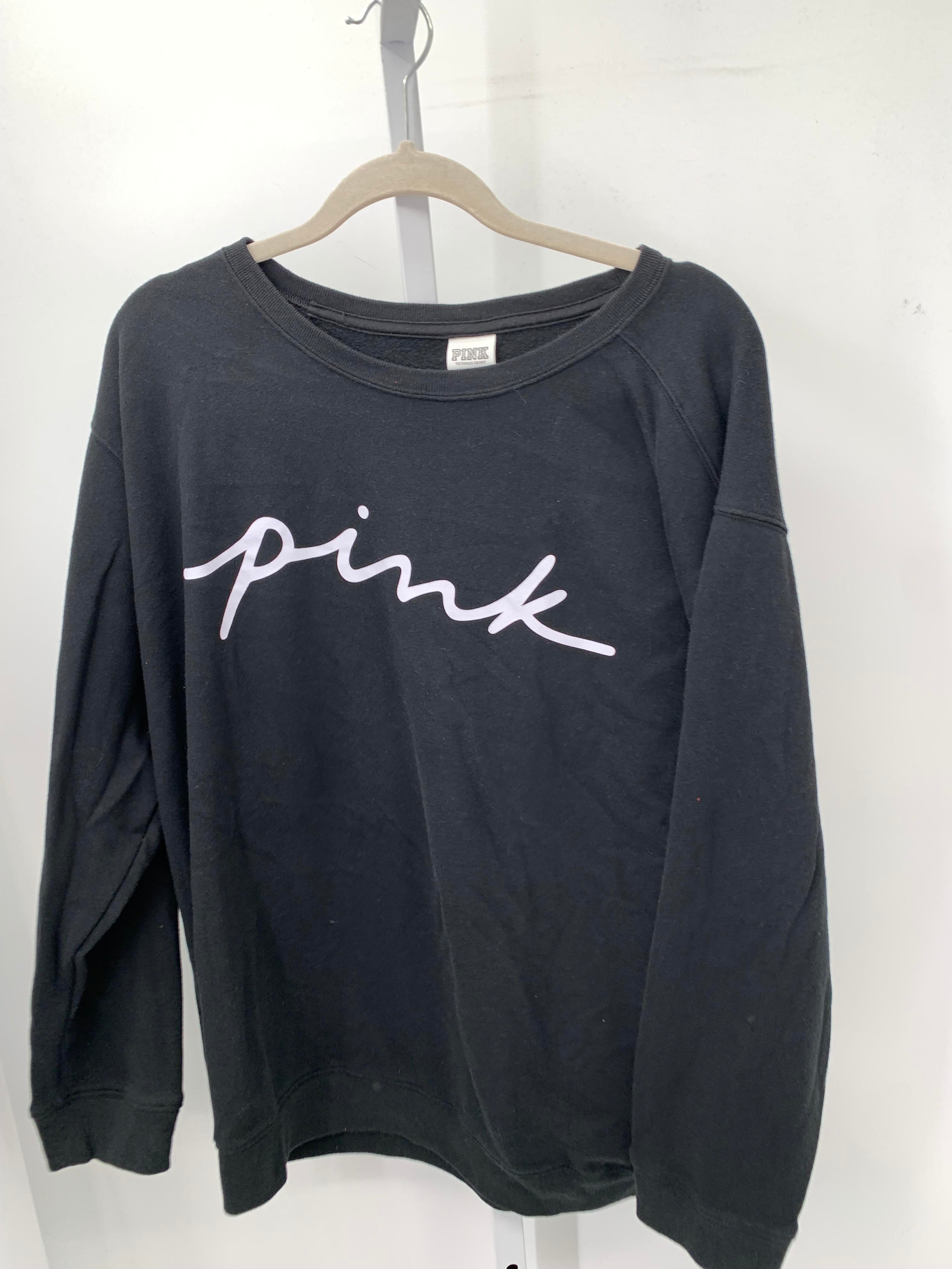 PINK Size Extra Large Juniors Long Sleeve Shirt